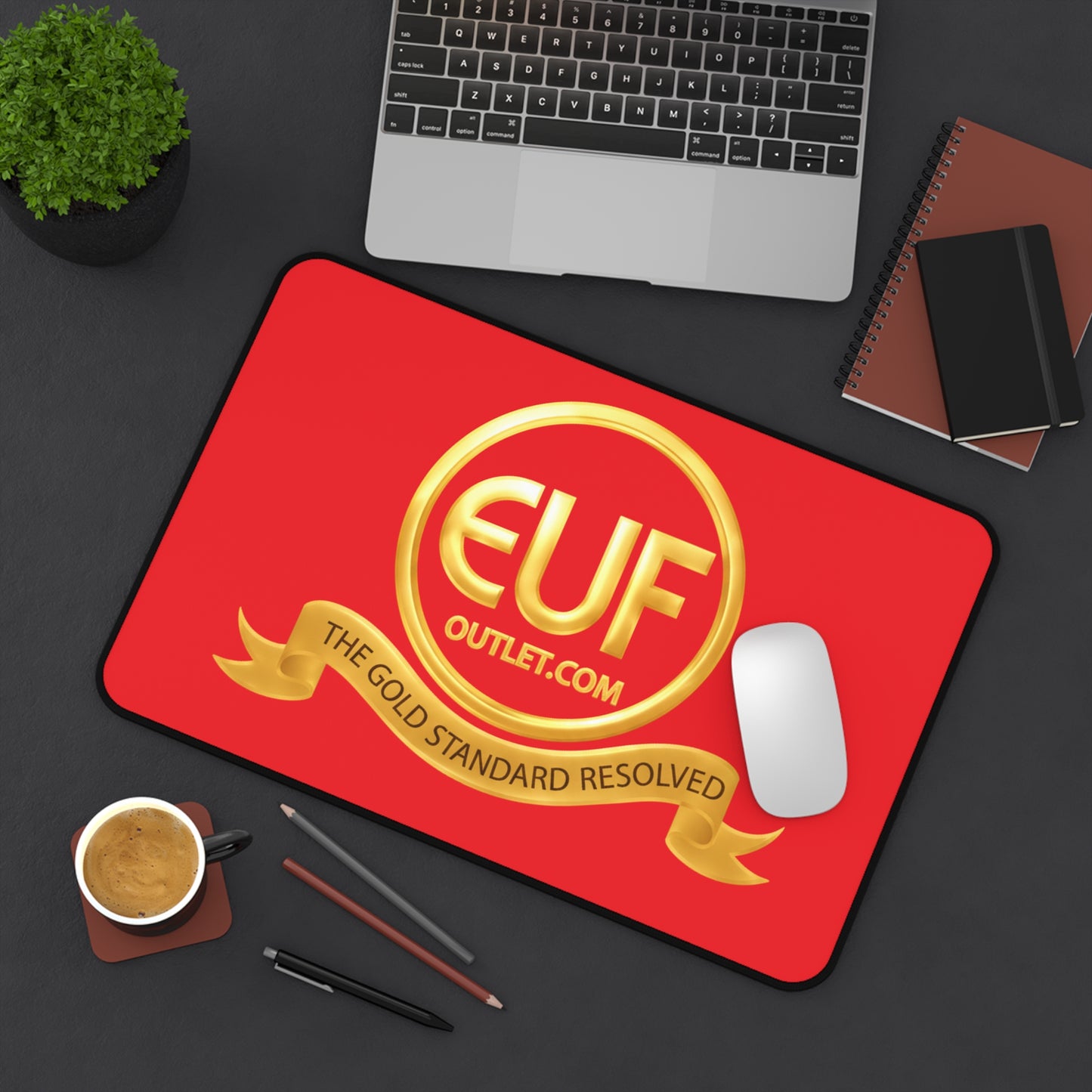 ™E U F Outlet™ .. : ™The Gold Standard Resolved™ : Premium Desk Mat