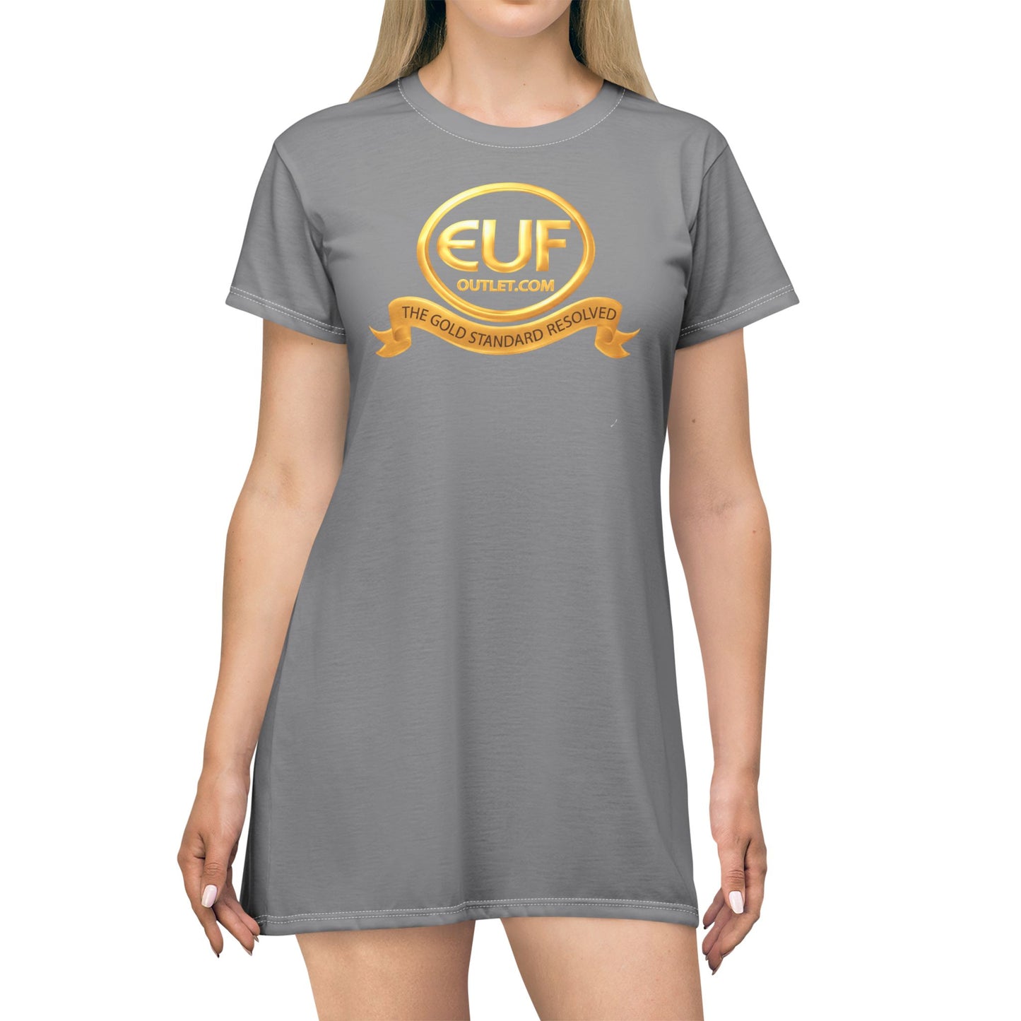 ™E U F Outlet™ .. : ™The Gold Standard Resolved™ : Premium T-Shirt Dress