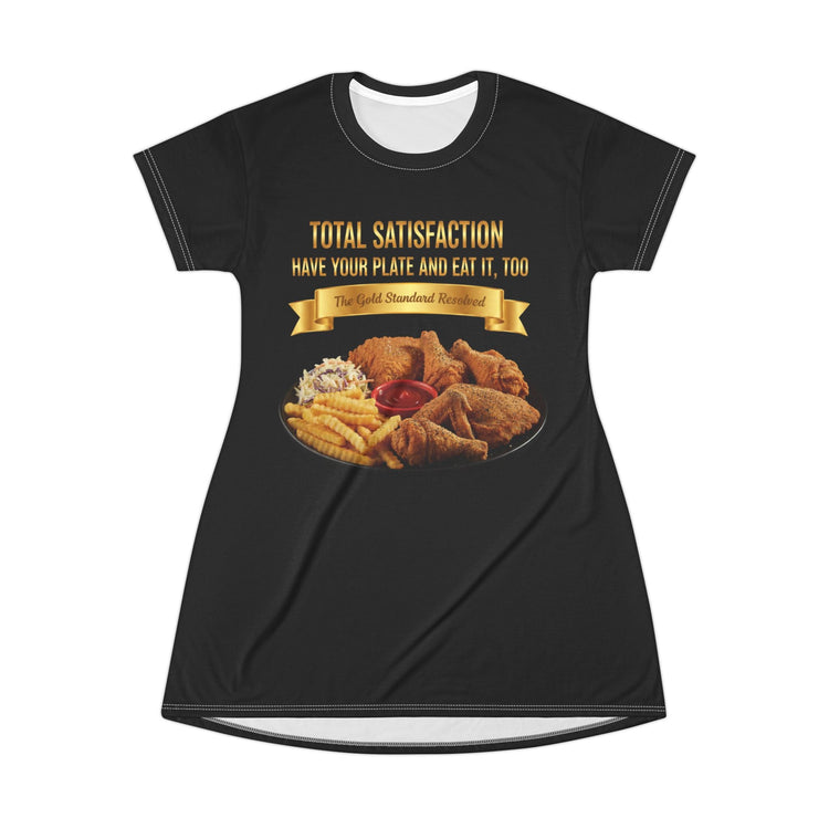 CHICKEN FRENCH FRIES COLESLAW T-SHIRT DRESS