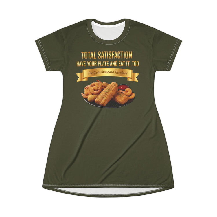 FISH FOOD FASHION T-SHIRT DRESS