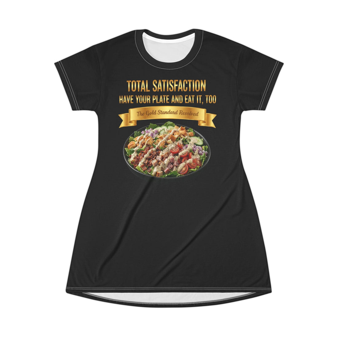 LOADED SALAD WITH ALL THE TOPPINGS T-SHIRT DRESS