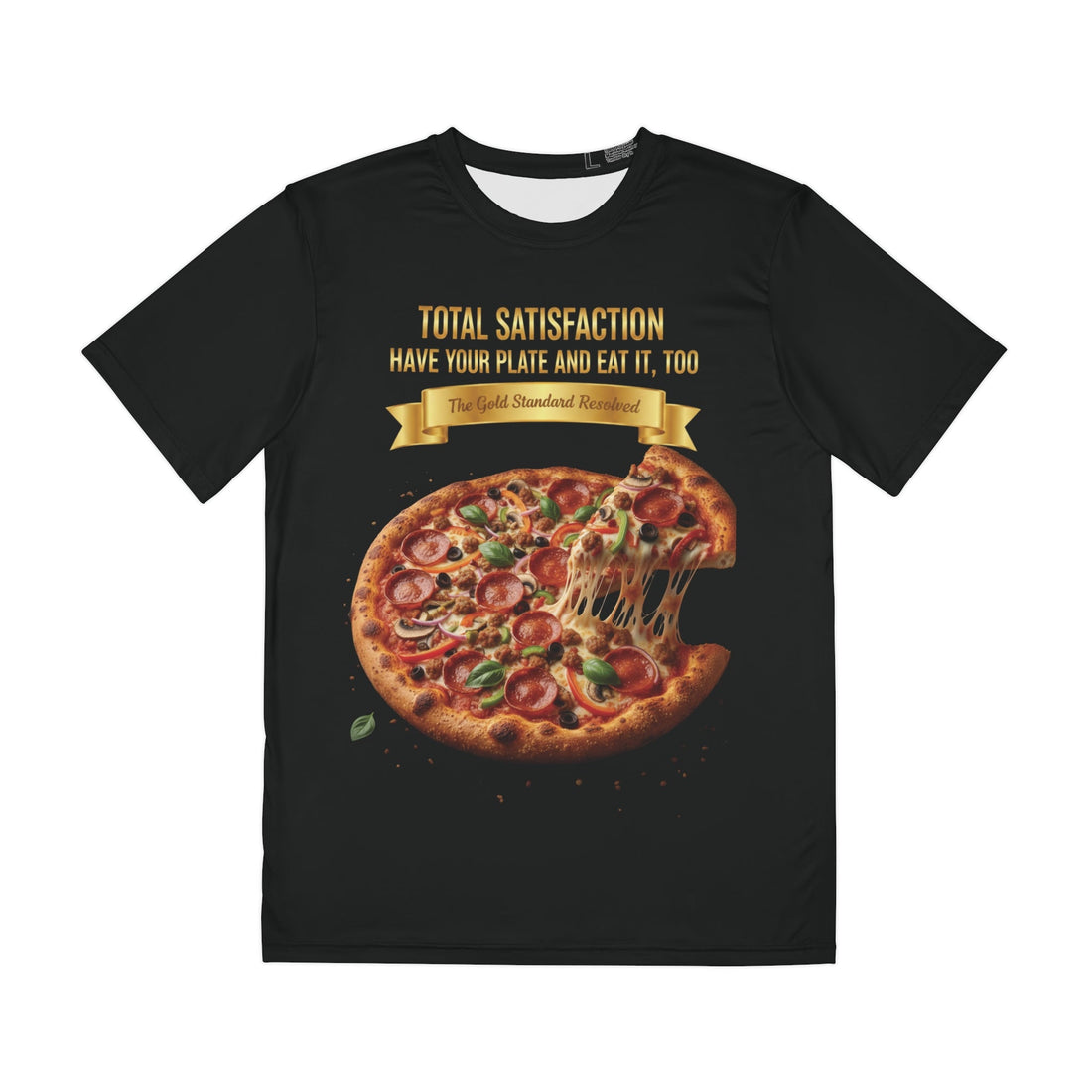 CHEESE PIZZA WITH TOPPINGS T-SHIRT