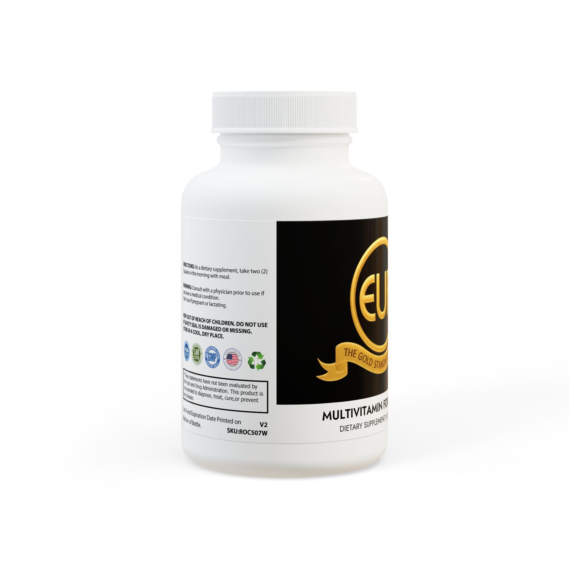 ™The Gold Standard Resolved™: Women's Multivitamin Supplement (60 Capsules) is a vital mental investment designed to stop brain fog and optimize daily energy. This ensures the peak mental stability required to reach your financial goals. Unlike old shelf stock losing its potency, we make you a fresh bottle when you place an order at the EUF Outlet: to meet your gold standards for a more financially stable life.