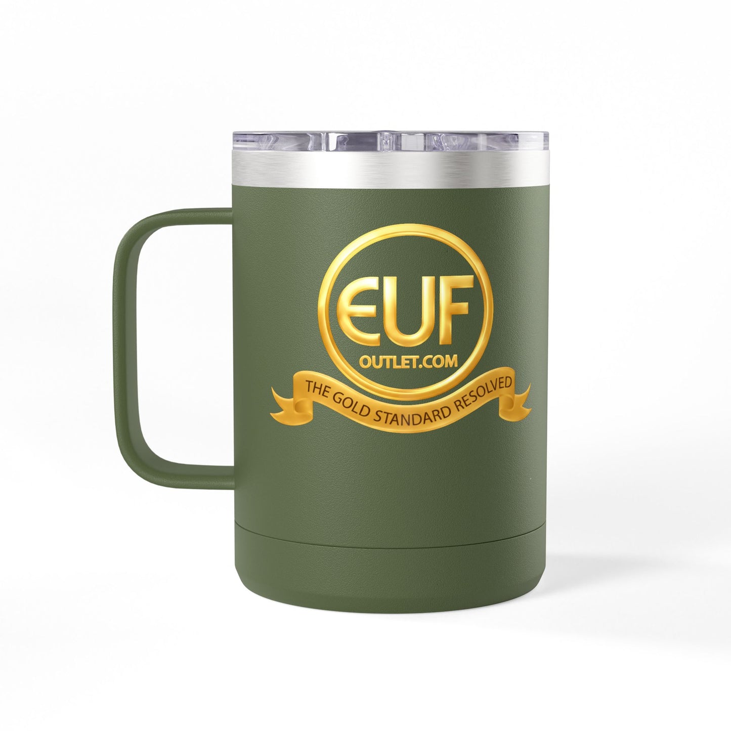 ™E U F Outlet™ .. : ™The Gold Standard Resolved™ : Premium Coffee Travel Mug