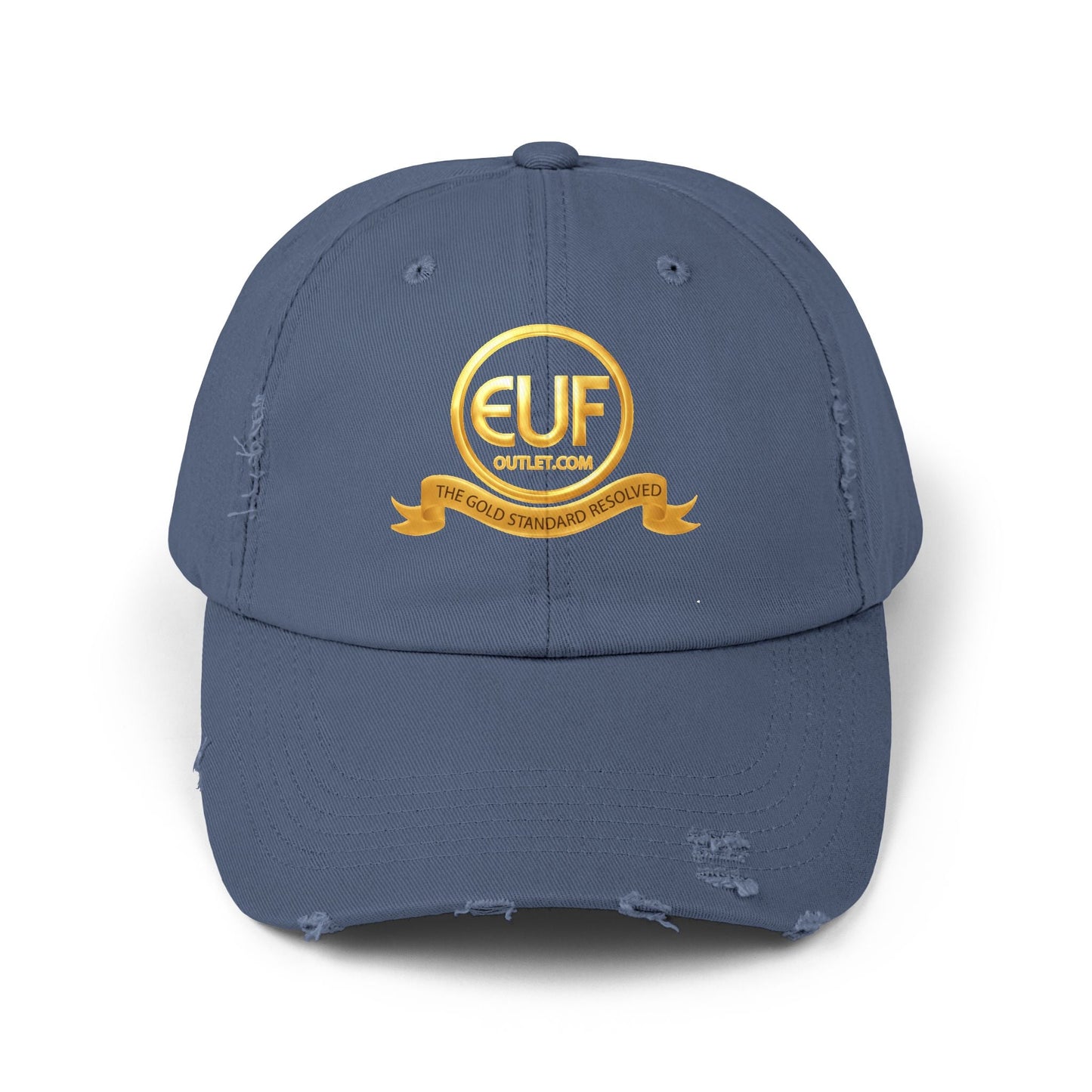 ™E U F Outlet™ .. : ™The Gold Standard Resolved™ : Premium Distressed Vintage Cap