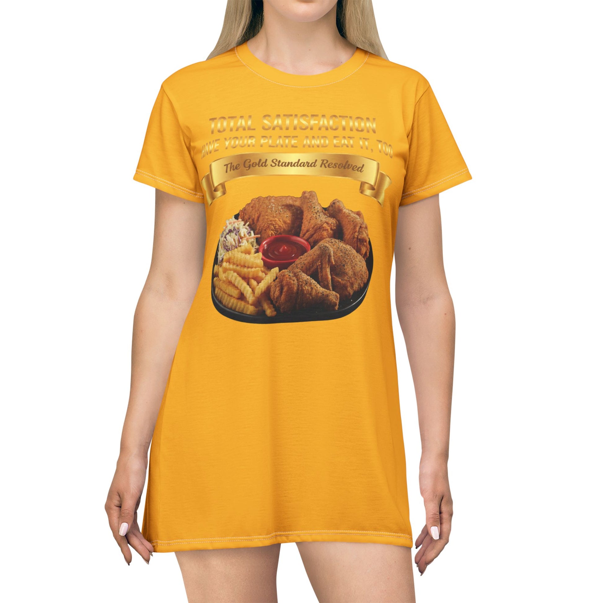 ™ E U F Outlet™ .. : ™The Gold Standard Resolved™ : FOOD FASHION PREMIUM T-SHIRT DRESS