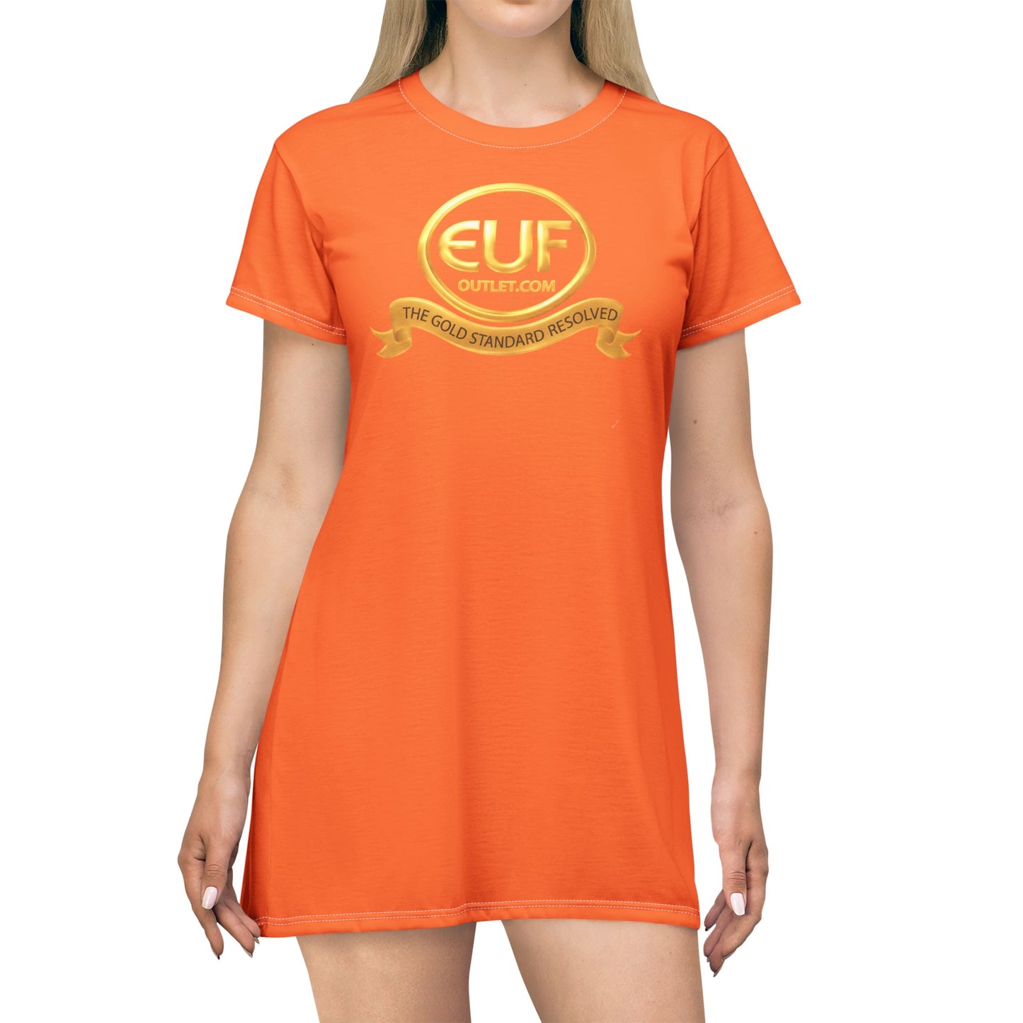 ™E U F Outlet™ .. : ™The Gold Standard Resolved™ : Premium T-Shirt Dress