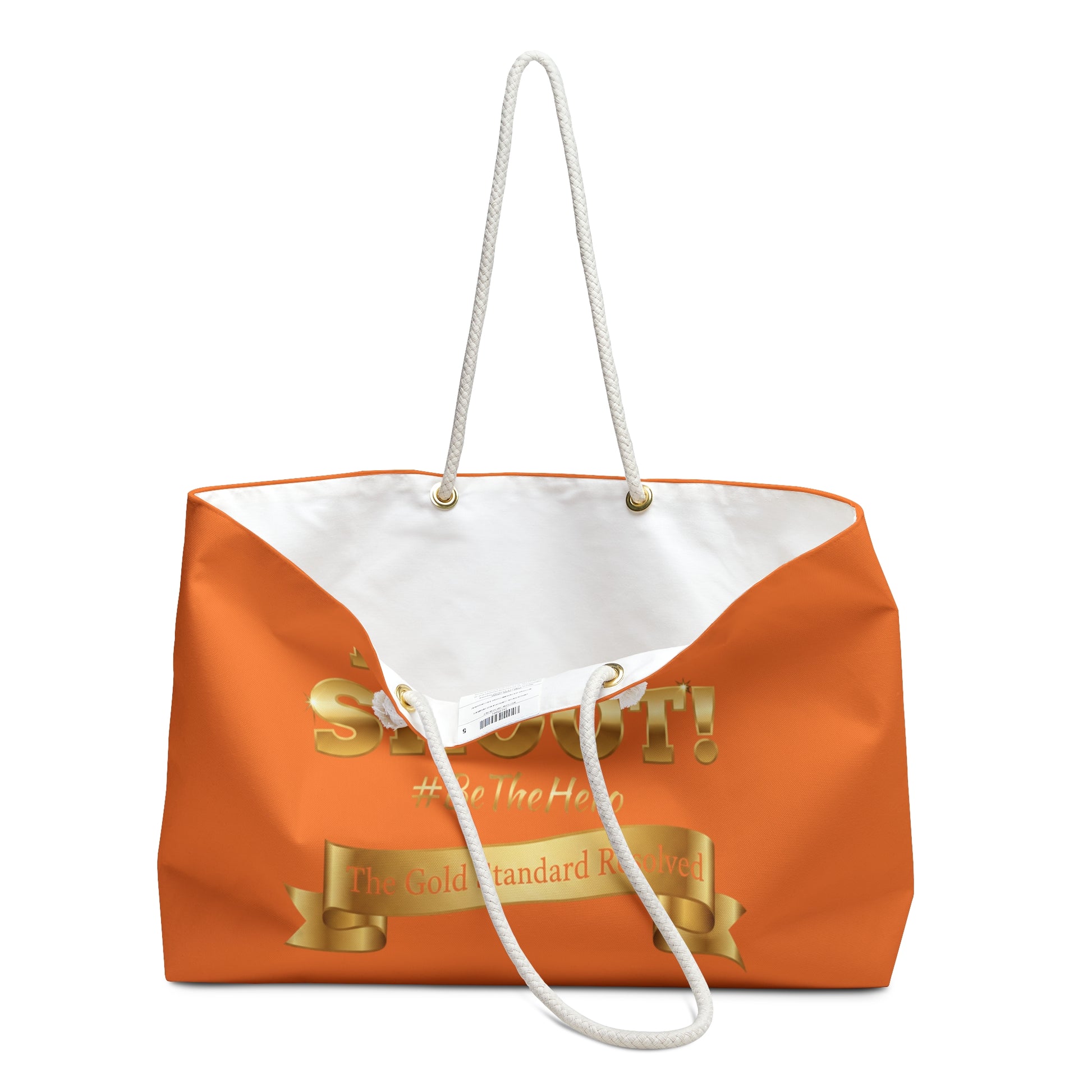 ™ E U F Outlet™ .. : ™The Gold Standard Resolved™ : DON'T SHOOT Premium Weekender Bag