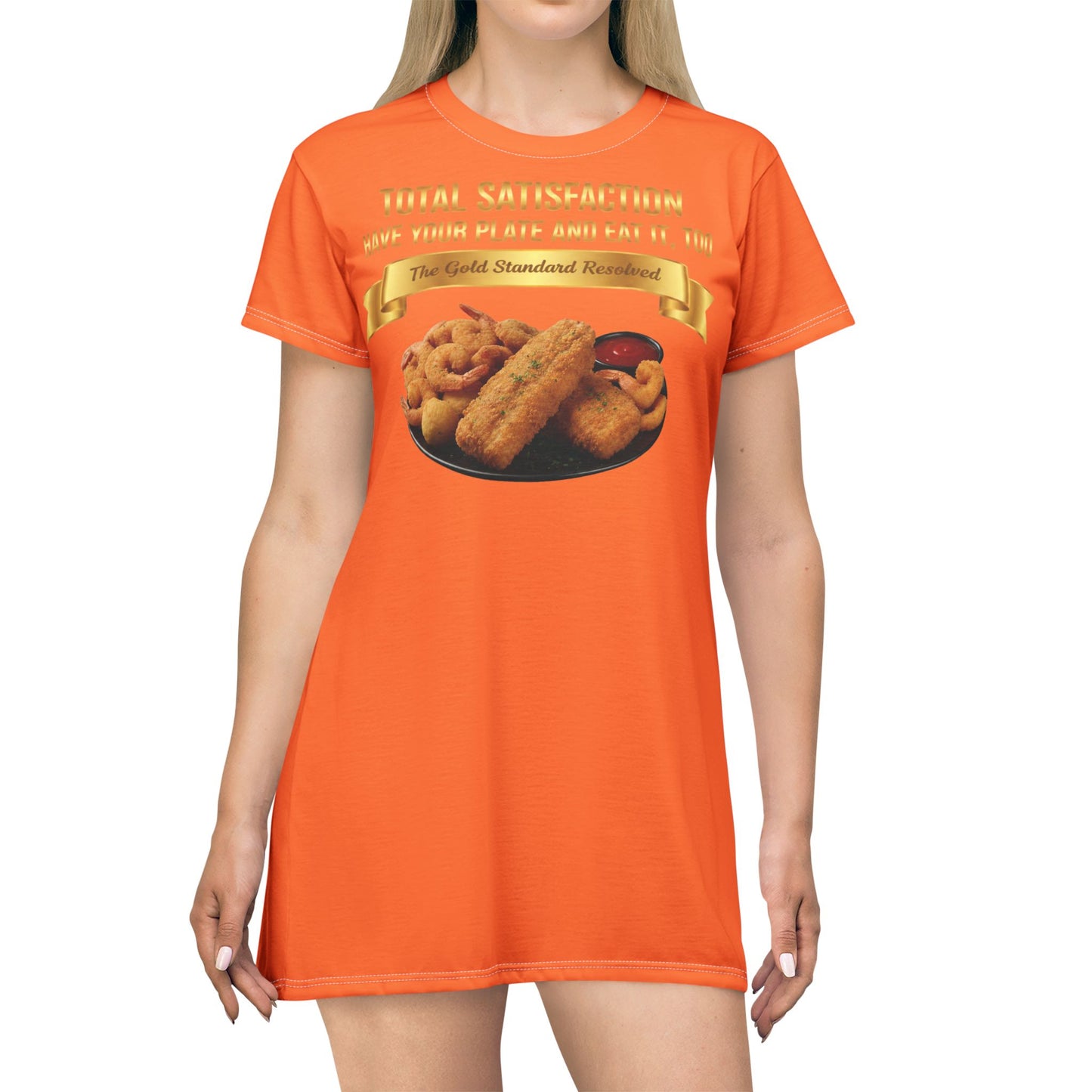 ™ E U F Outlet™ .. : ™The Gold Standard Resolved™ : FOOD FASHION PREMIUM T-SHIRT DRESS