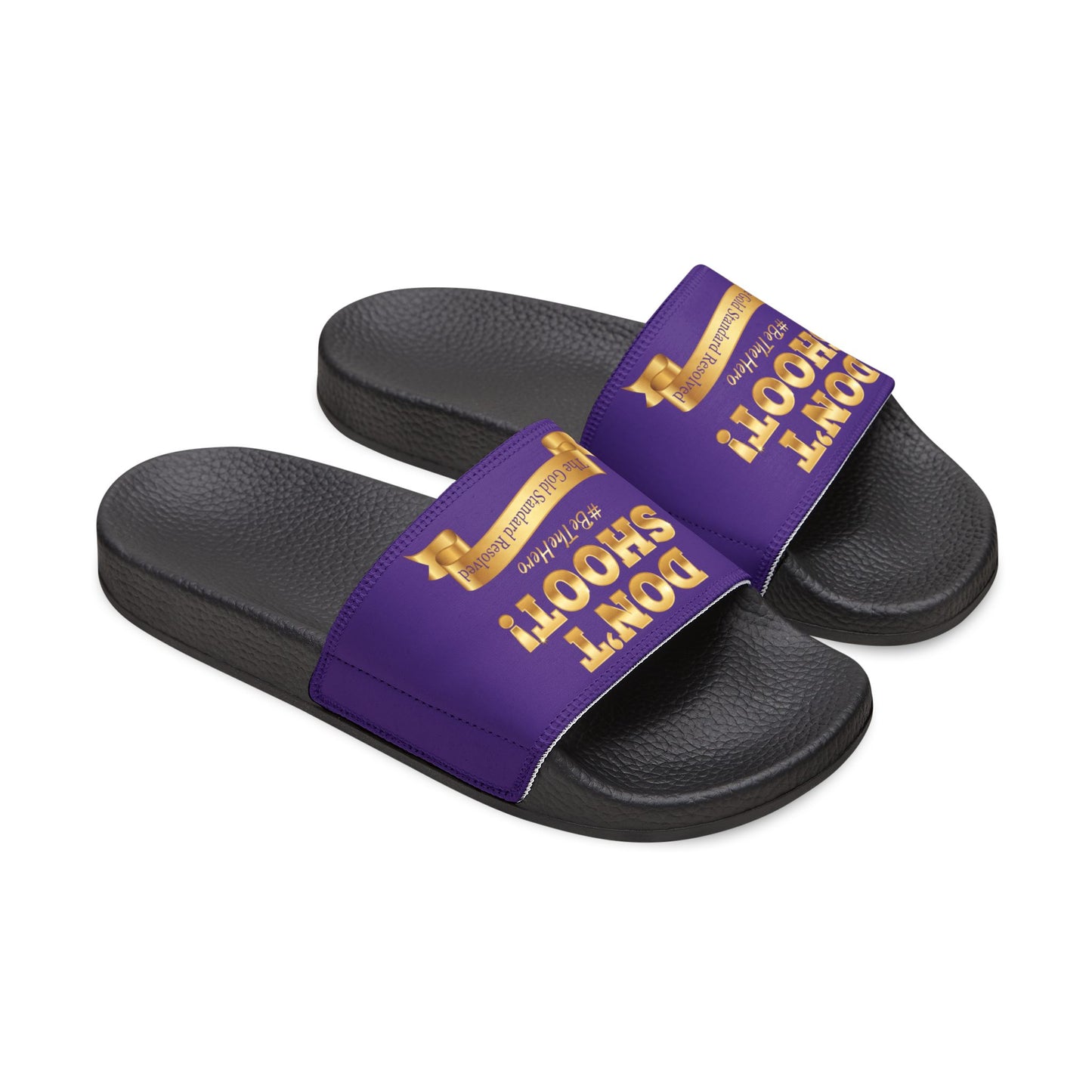 ™ E U F Outlet™ .. : ™The Gold Standard Resolved™ : DON'T SHOOT Premium Sandals