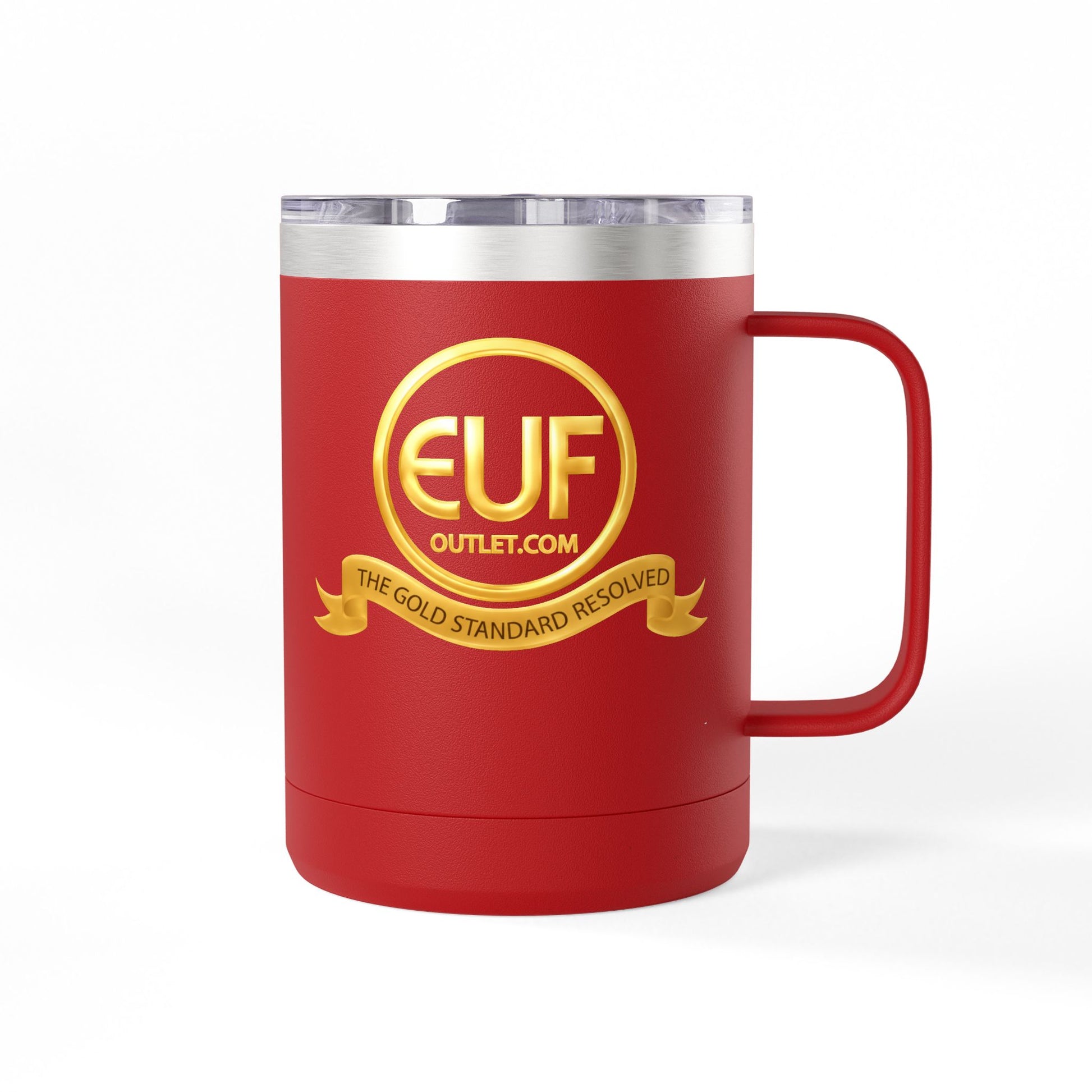 ™E U F Outlet™ .. : ™The Gold Standard Resolved™ : Premium Coffee Travel Mug