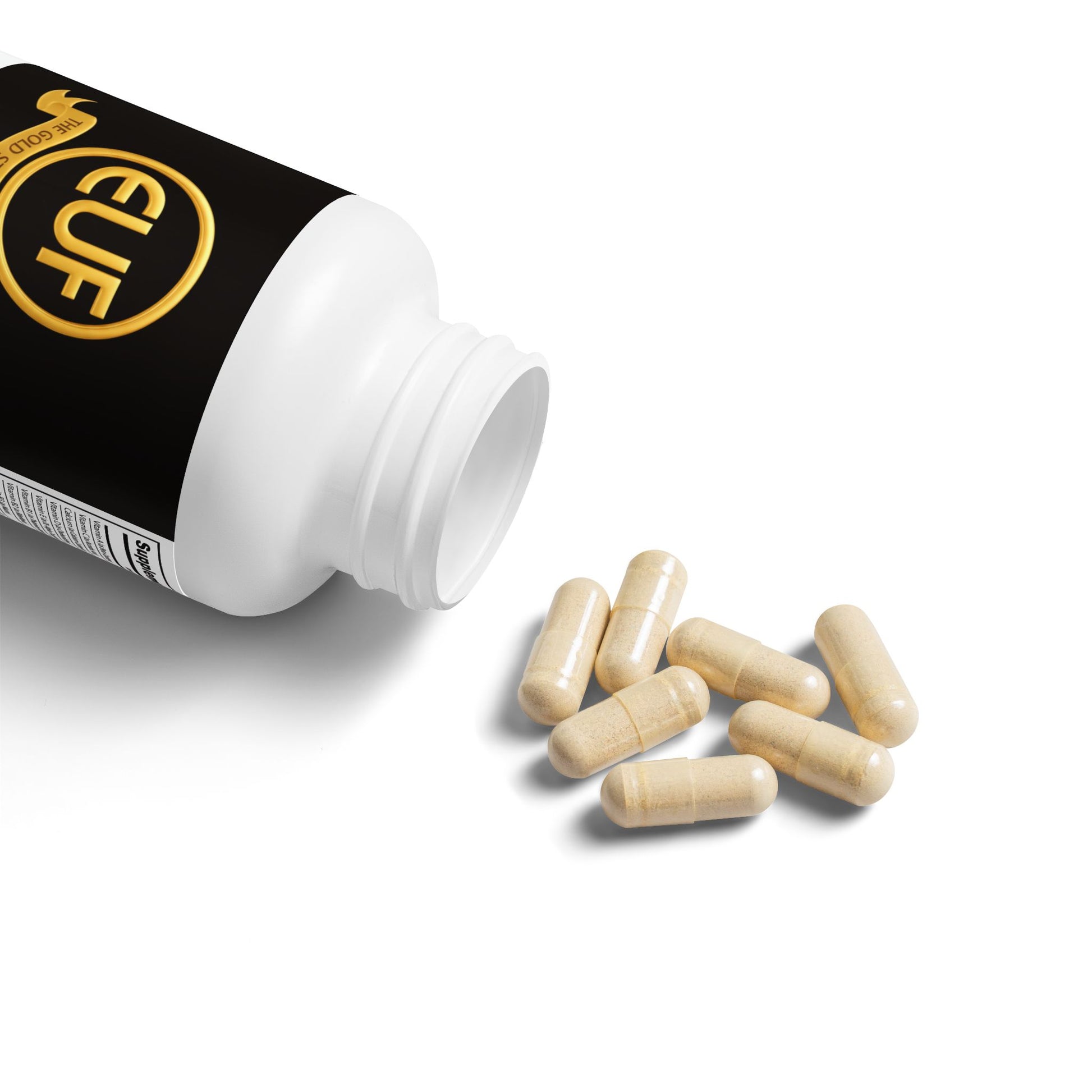 ™The Gold Standard Resolved™: Men's Multivitamin Supplement (60 Capsules) is a vital mental investment designed to stop nutritional drag and support hormonal health. This ensures the peak mental stability required to reach your financial goals. Unlike old shelf stock losing its potency, we make you a fresh bottle when you place an order at the ™EUF Outlet: to meet your gold standards for a more financially stable life.