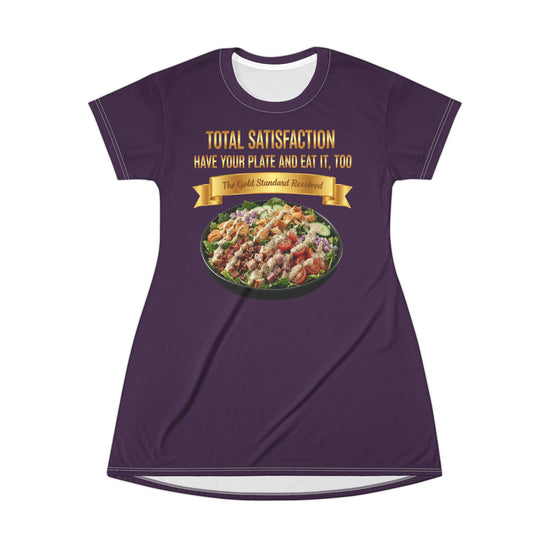 LOADED SALAD WITH ALL THE TOPPINGS T-SHIRT DRESS