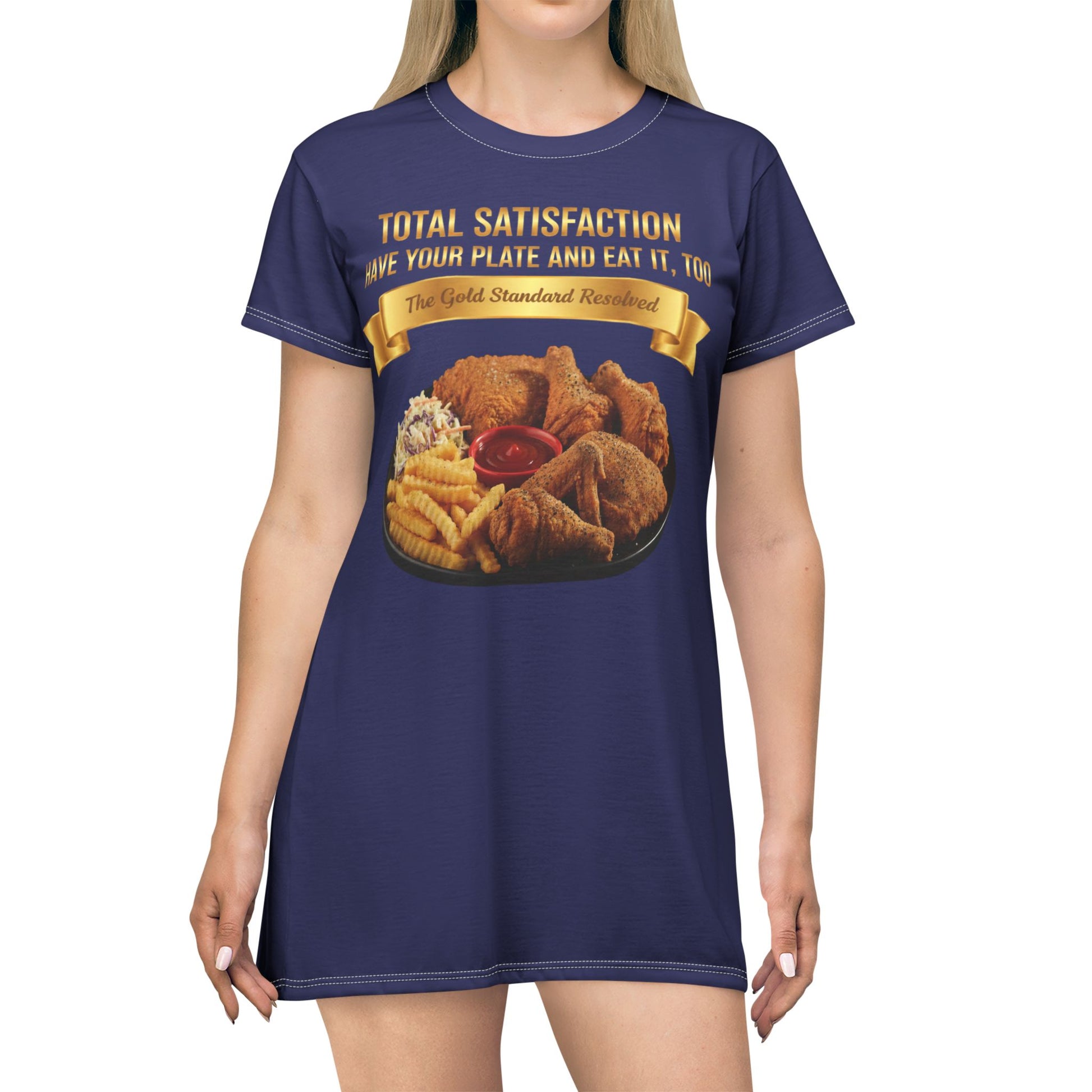 ™ E U F Outlet™ .. : ™The Gold Standard Resolved™ : FOOD FASHION PREMIUM T-SHIRT DRESS