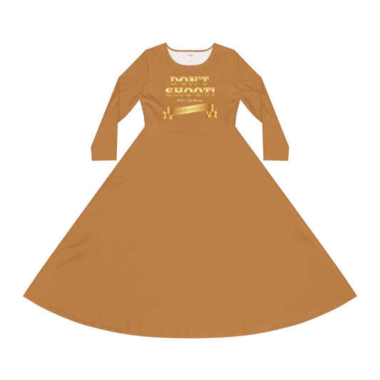 ™ E U F Outlet™ .. : ™The Gold Standard Resolved™ : DON'T SHOOT PREMIUM CUSTOM DANCE DRESS