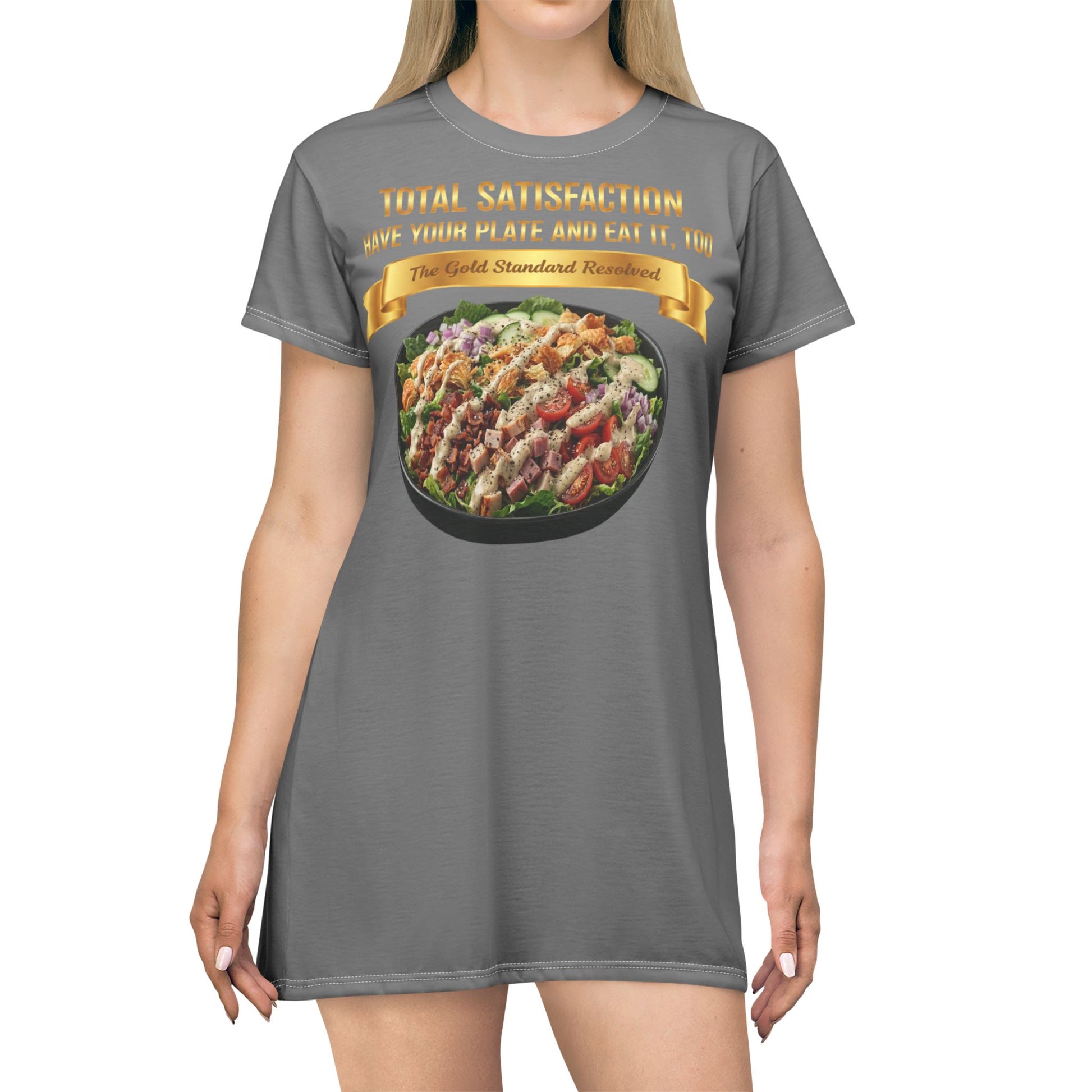 ™ E U F Outlet™ .. : ™The Gold Standard Resolved™ : FOOD FASHION PREMIUM T-SHIRT DRESS