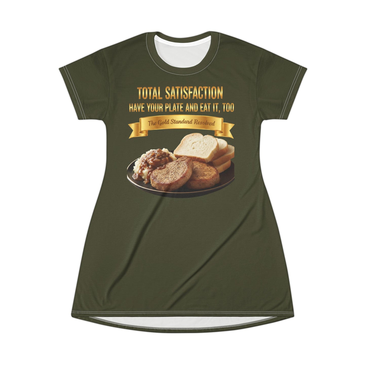 ™ E U F Outlet™ .. : ™The Gold Standard Resolved™ : FOOD FASHION PREMIUM T-SHIRT DRESS