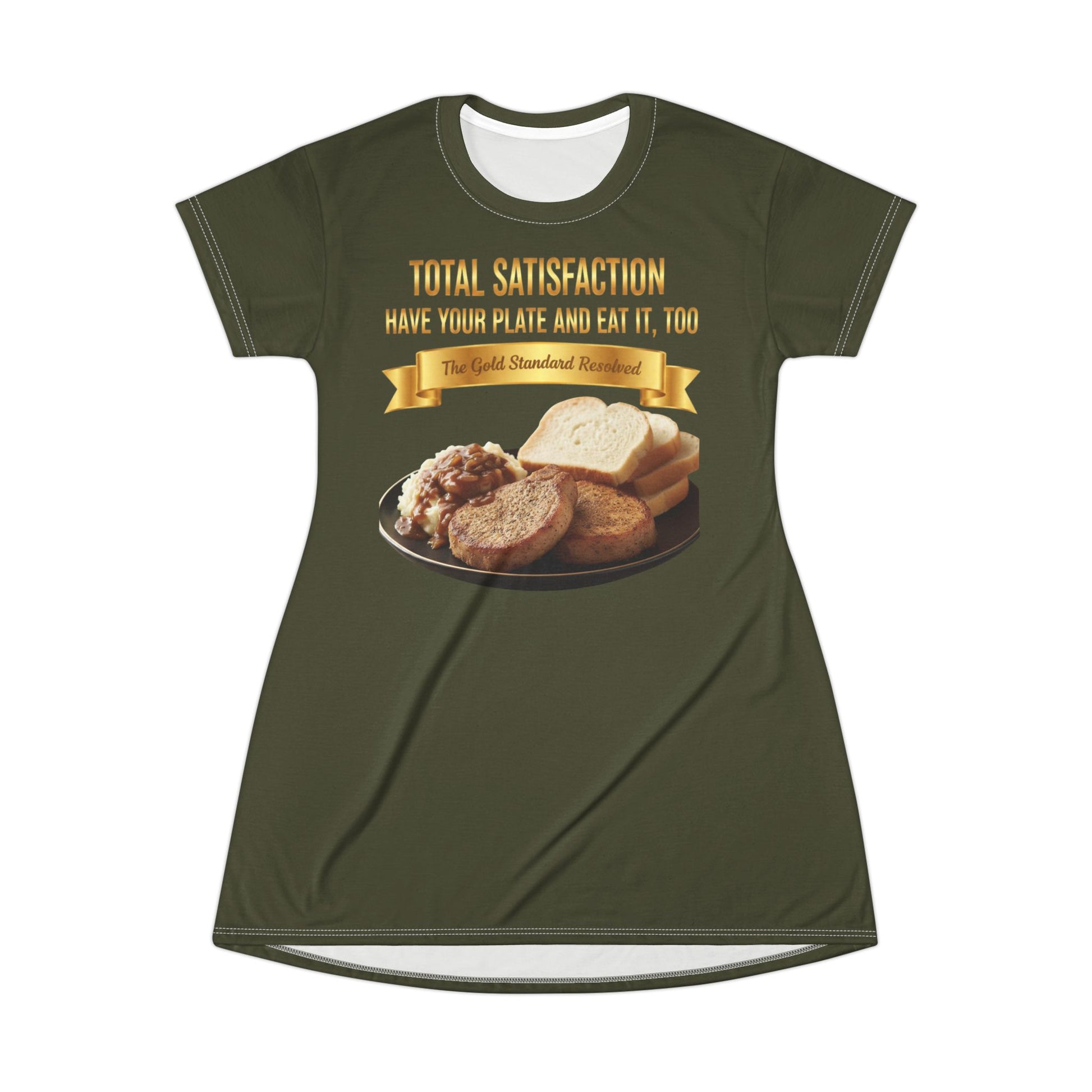 ™ E U F Outlet™ .. : ™The Gold Standard Resolved™ : FOOD FASHION PREMIUM T-SHIRT DRESS