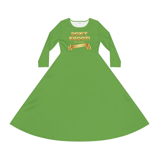 ™ E U F Outlet™ .. : ™The Gold Standard Resolved™ : DON'T SHOOT PREMIUM CUSTOM DANCE DRESS