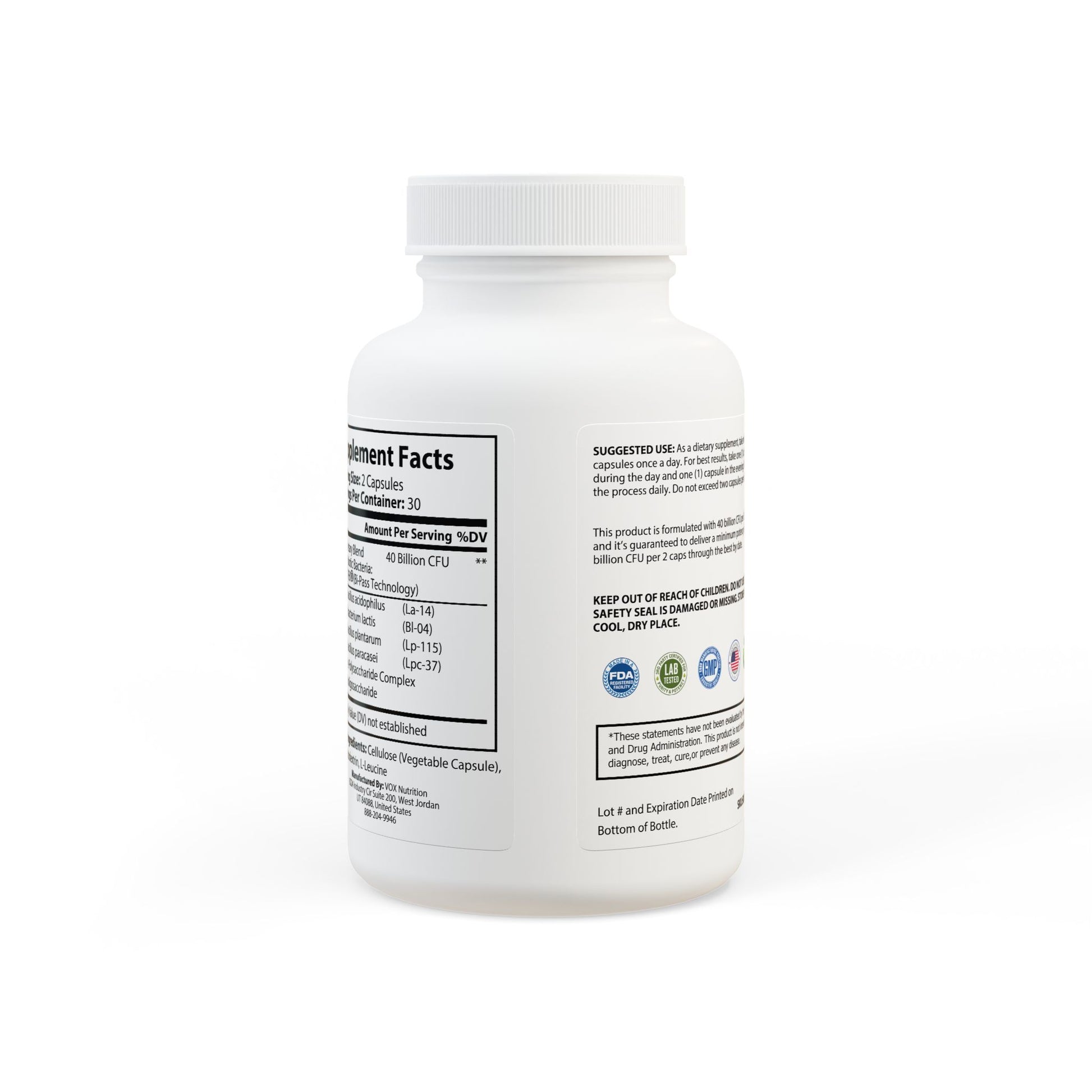 ™The Gold Standard Resolved™: Elite Probiotics Supplement (60 Capsules) is a high-yield mental investment designed to stop digestive drag and mental sluggishness. This ensures the peak mental stability required to reach your financial goals. Unlike old shelf stock losing its potency, we make you a fresh bottle when you place an order at the ™EUF Outlet: to meet your gold standards for a more financially stable life.