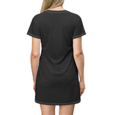 BARBECUE RIBS ASPARAGUS BAKED POTATO T-SHIRT DRESS