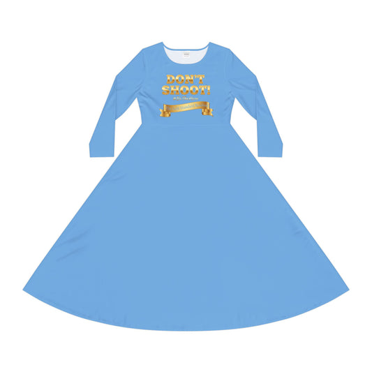 ™ E U F Outlet™ .. : ™The Gold Standard Resolved™ : DON'T SHOOT PREMIUM CUSTOM DANCE DRESS