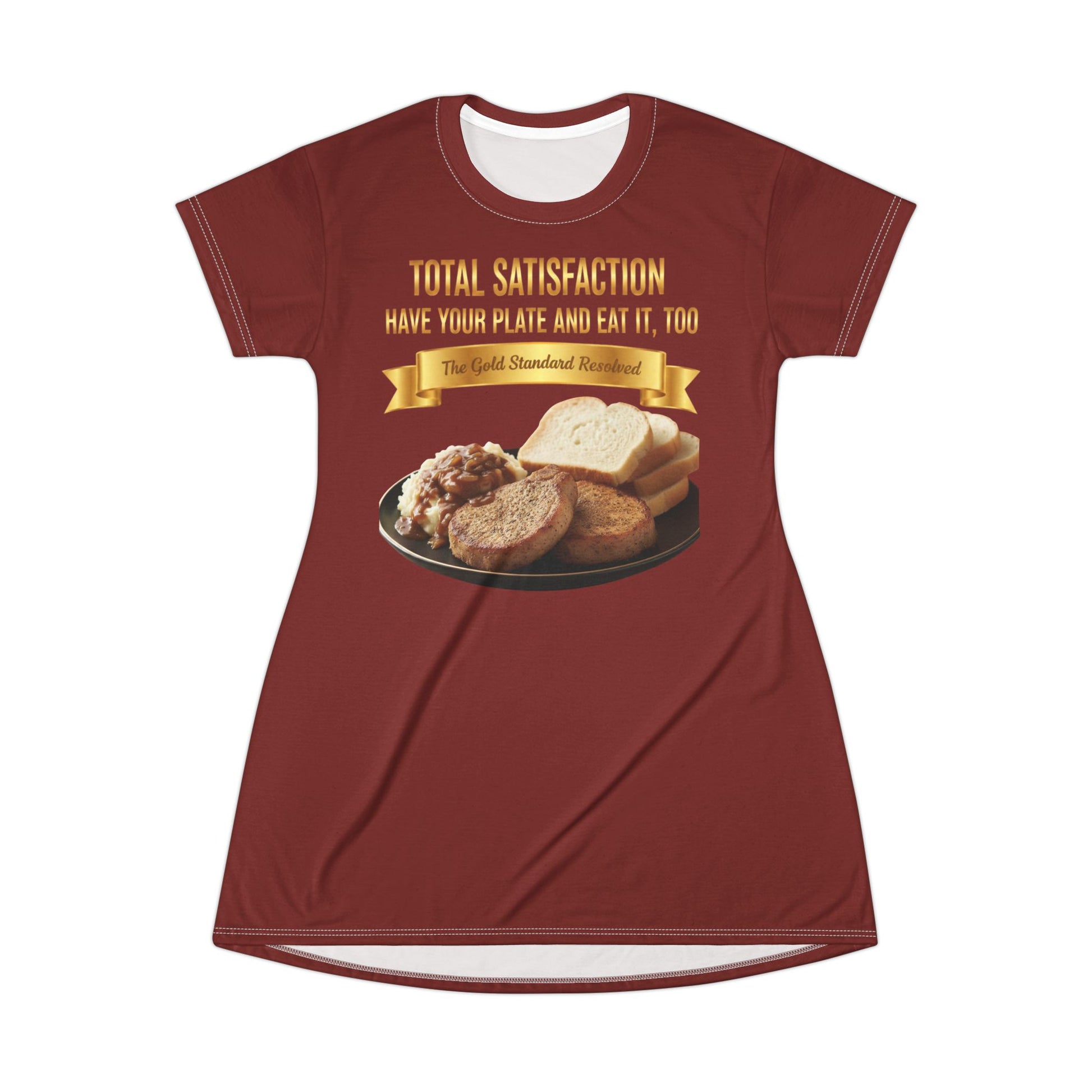 ™ E U F Outlet™ .. : ™The Gold Standard Resolved™ : FOOD FASHION PREMIUM T-SHIRT DRESS