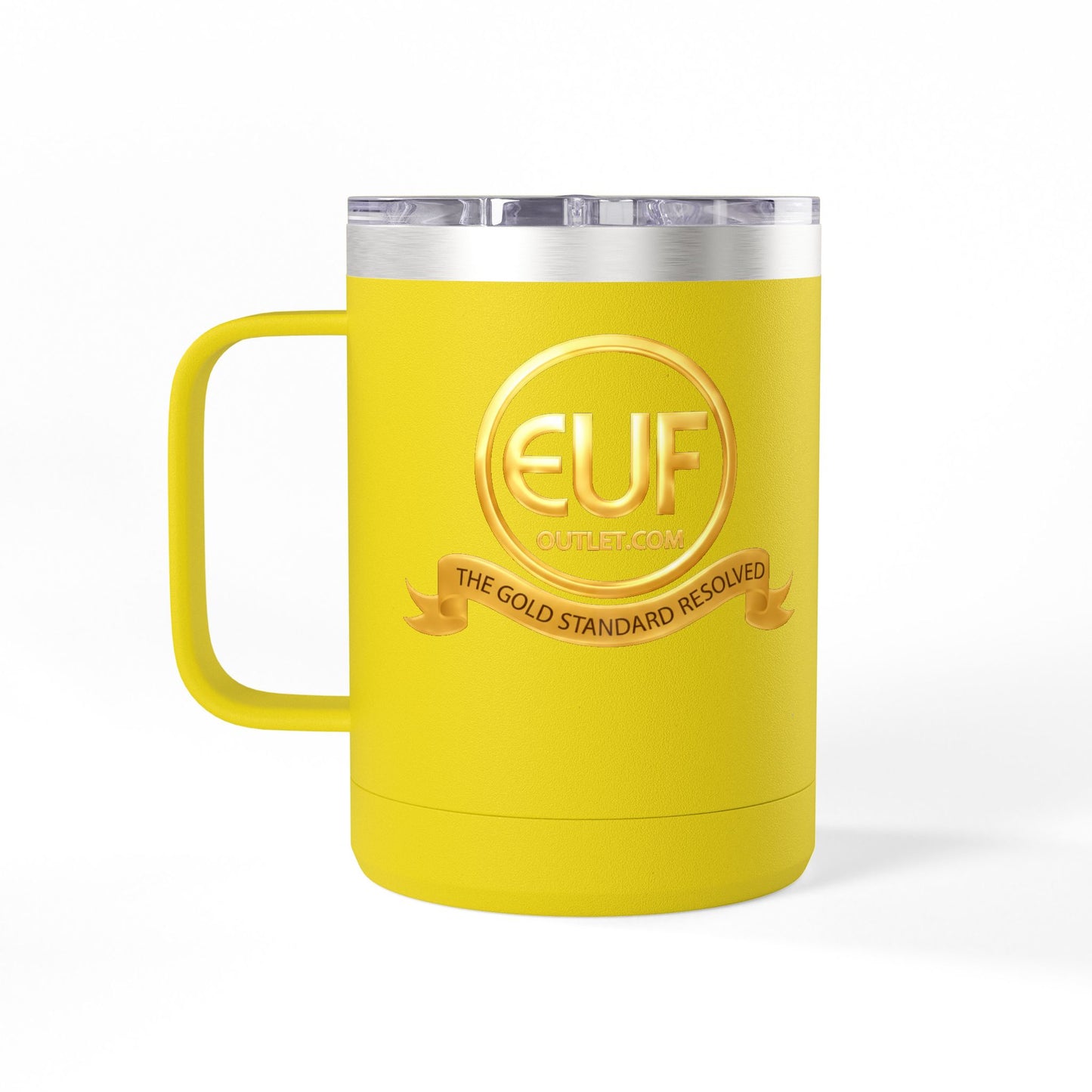 ™E U F Outlet™ .. : ™The Gold Standard Resolved™ : Premium Coffee Travel Mug