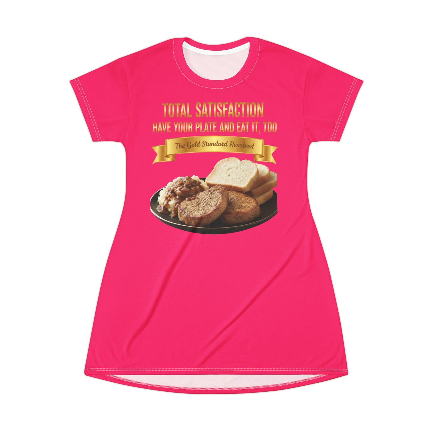 ™ E U F Outlet™ .. : ™The Gold Standard Resolved™ : FOOD FASHION PREMIUM T-SHIRT DRESS