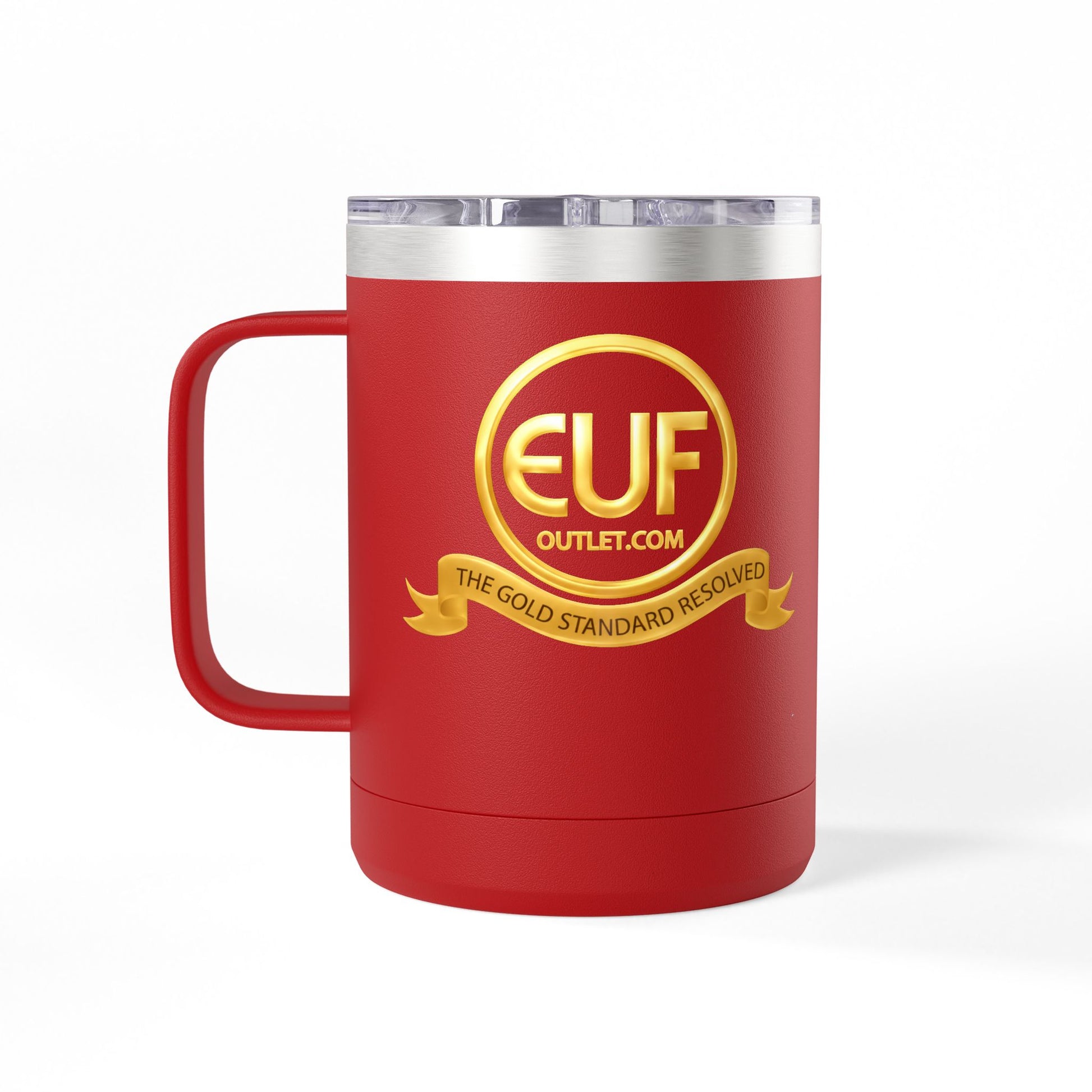 ™E U F Outlet™ .. : ™The Gold Standard Resolved™ : Premium Coffee Travel Mug