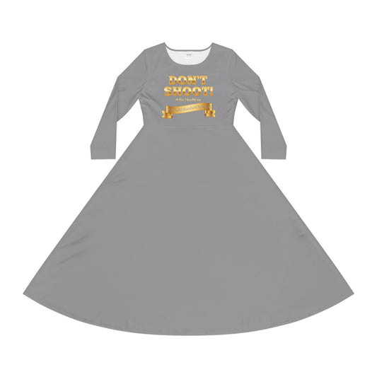 ™ E U F Outlet™ .. : ™The Gold Standard Resolved™ : DON'T SHOOT PREMIUM CUSTOM DANCE DRESS