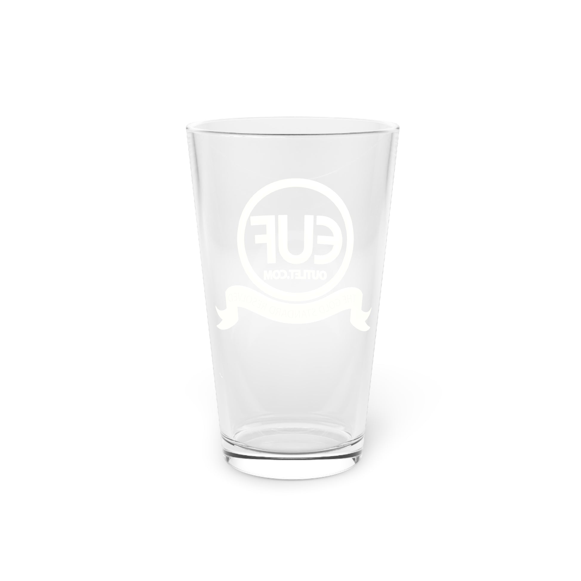 ™E U F Outlet™ .. : ™The Gold Standard Resolved™ : Premium Pint Glass