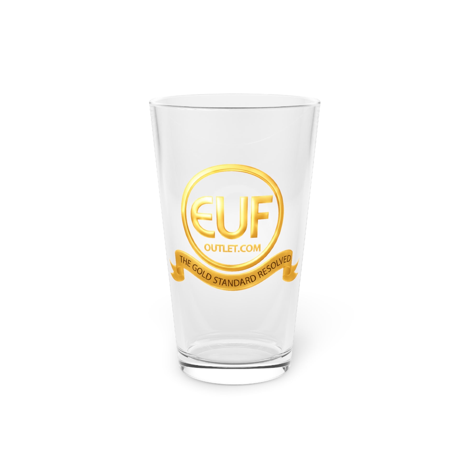 ™E U F Outlet™ .. : ™The Gold Standard Resolved™ : Premium Pint Glass