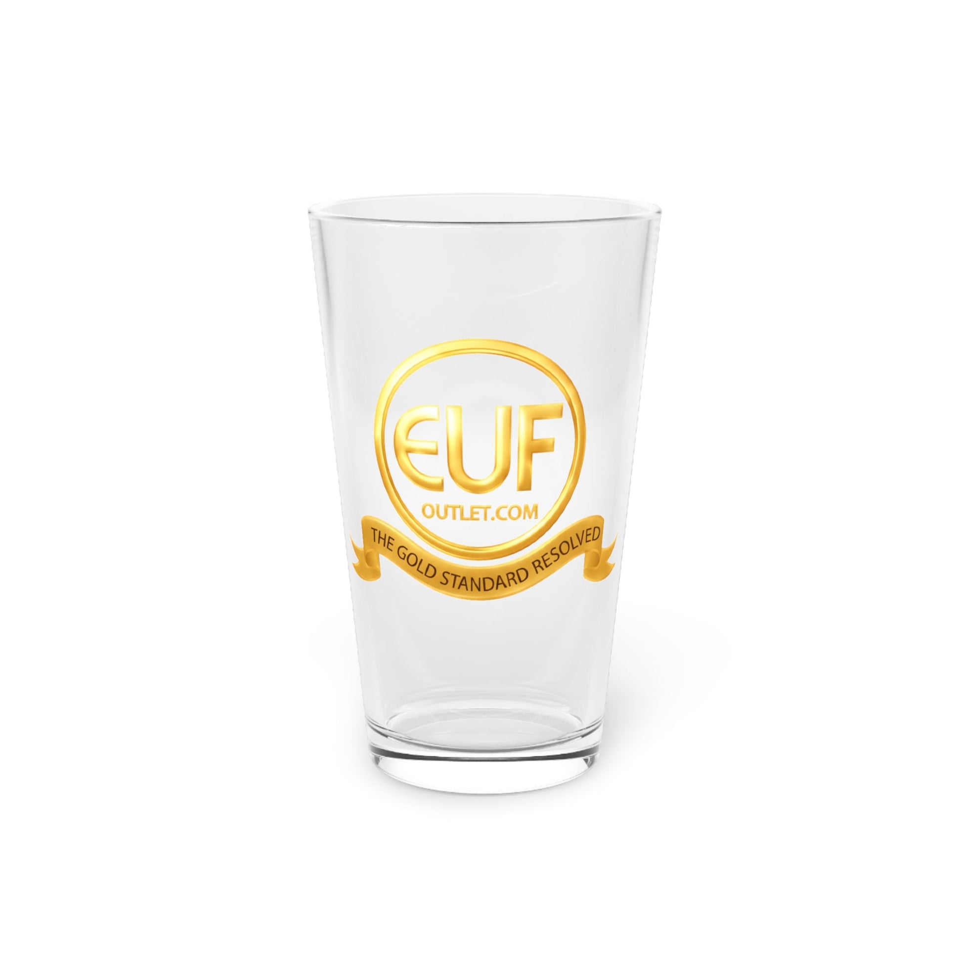 ™E U F Outlet™ .. : ™The Gold Standard Resolved™ : Premium Pint Glass