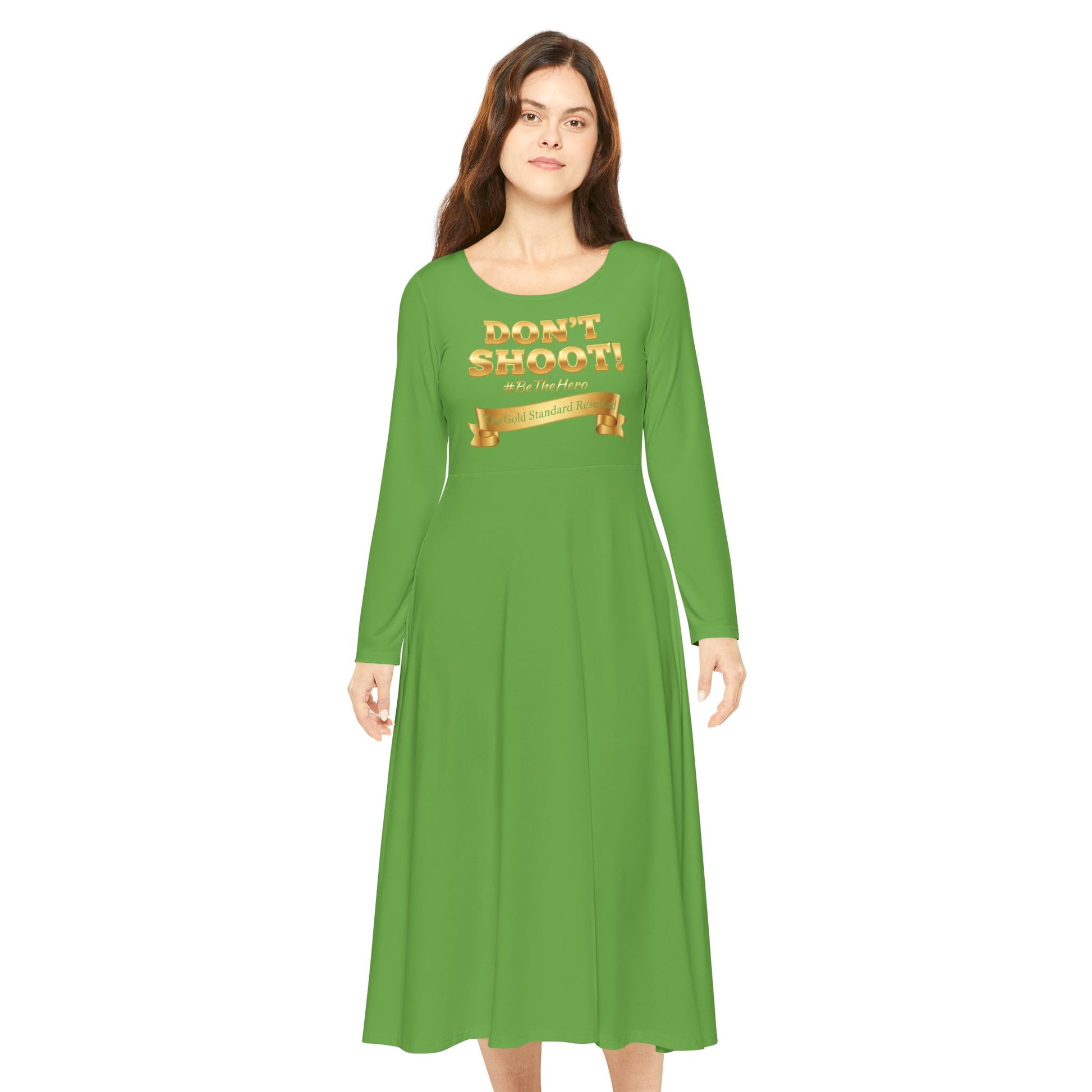 ™ E U F Outlet™ .. : ™The Gold Standard Resolved™ : DON'T SHOOT PREMIUM CUSTOM DANCE DRESS
