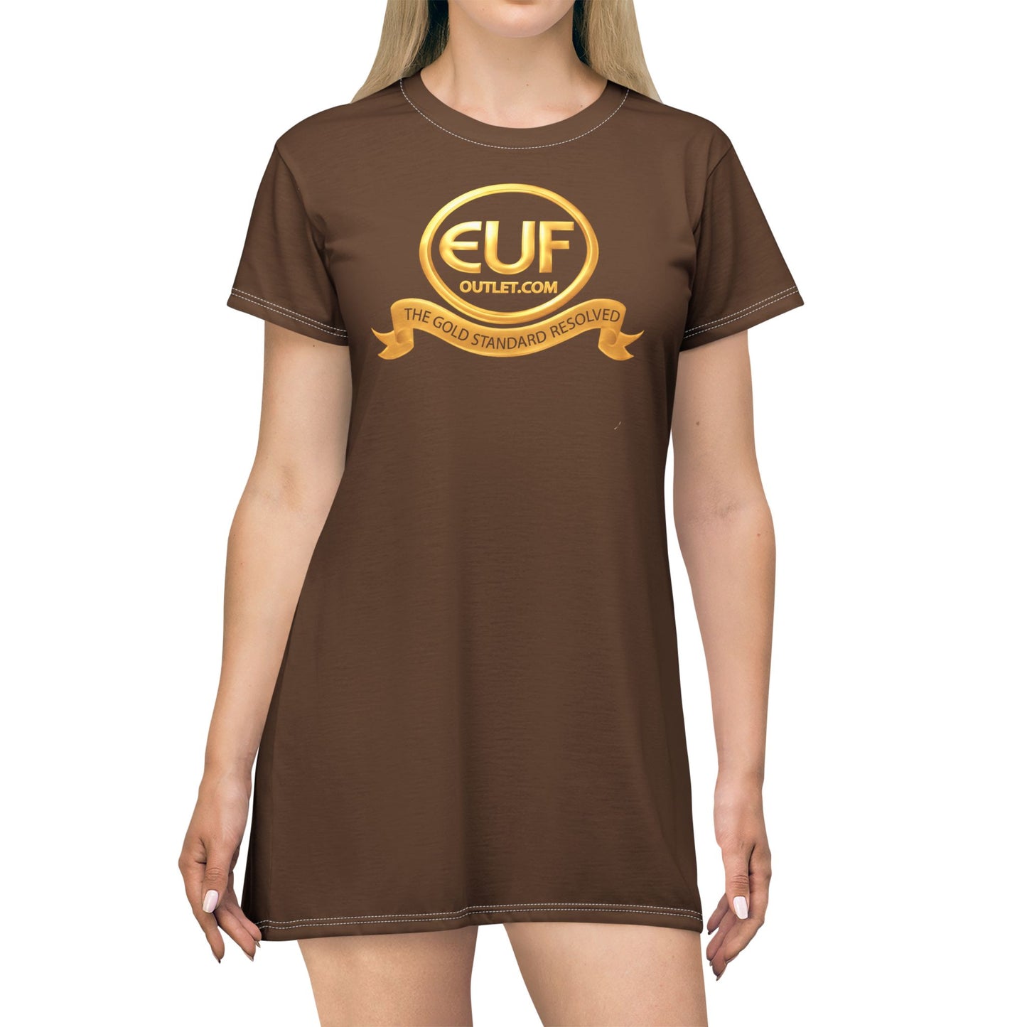 ™E U F Outlet™ .. : ™The Gold Standard Resolved™ : Premium T-Shirt Dress