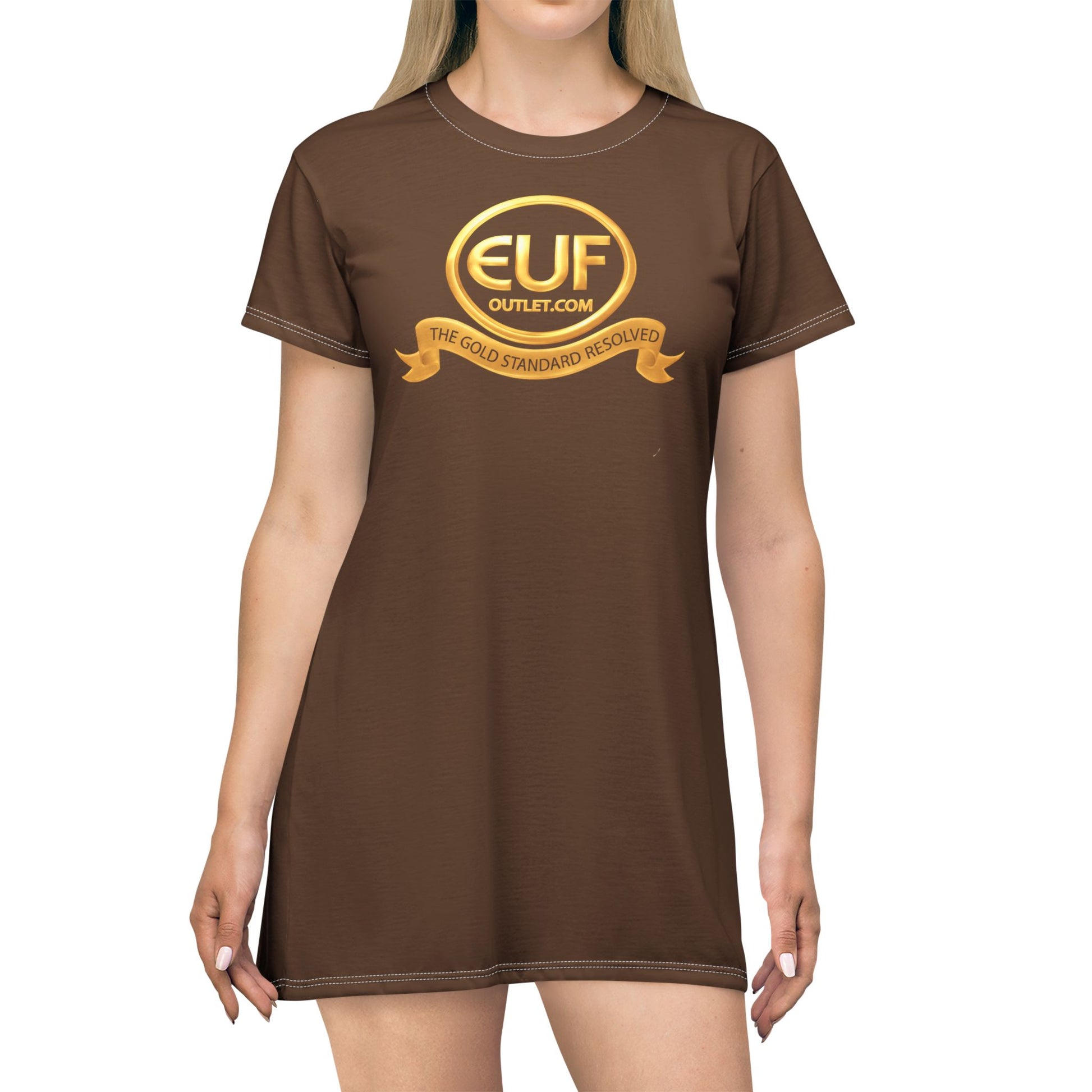 ™E U F Outlet™ .. : ™The Gold Standard Resolved™ : Premium T-Shirt Dress