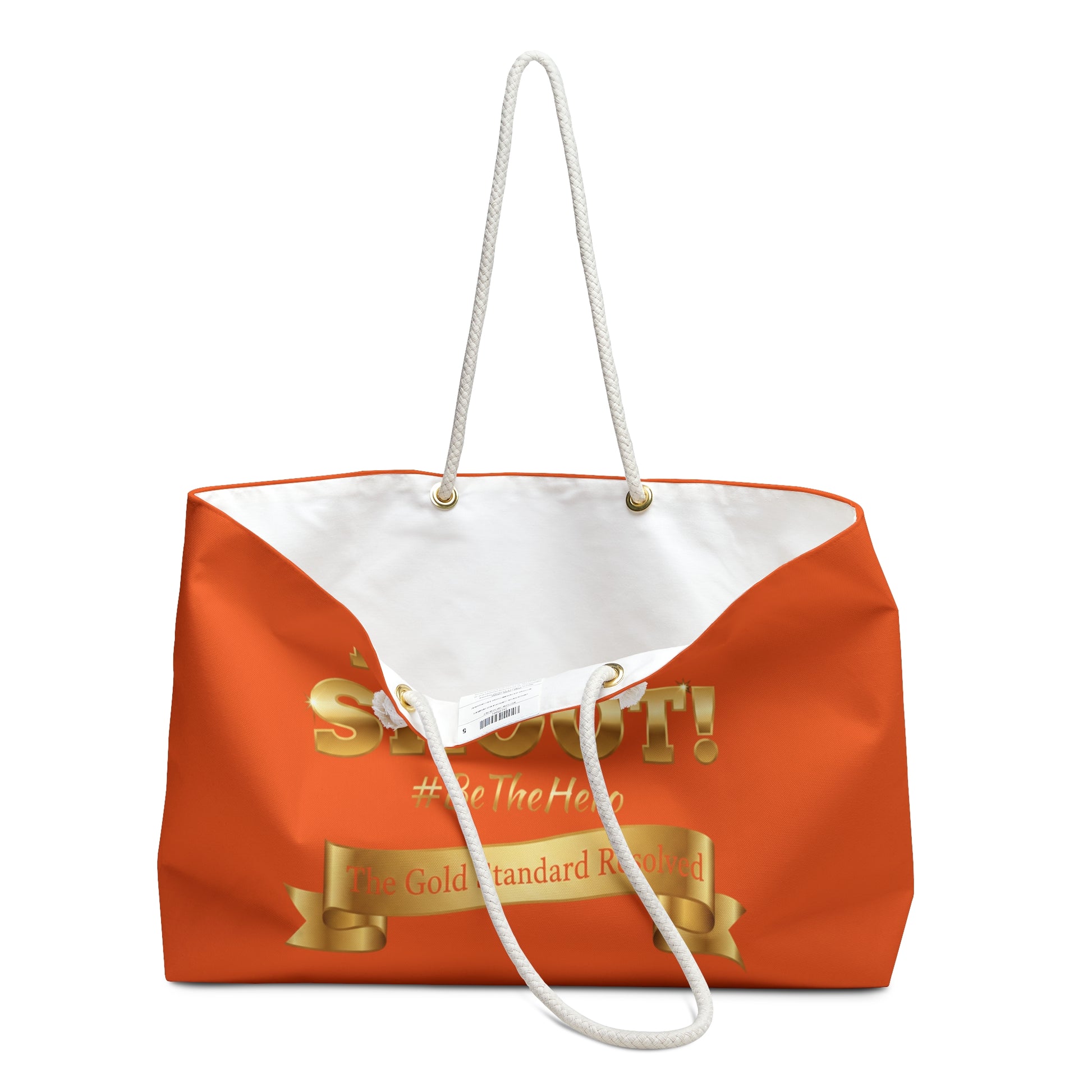 ™ E U F Outlet™ .. : ™The Gold Standard Resolved™ : DON'T SHOOT Premium Weekender Bag