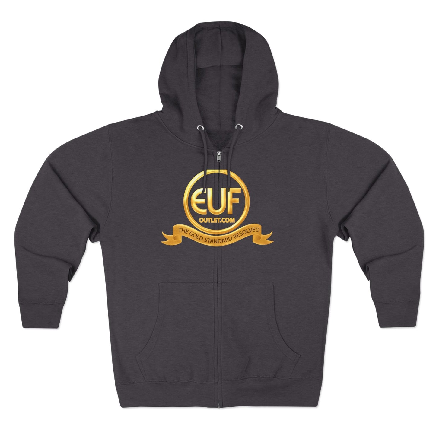 ™E U F Outlet™ .. : ™The Gold Standard Resolved™ : Premium Zip Hoodie