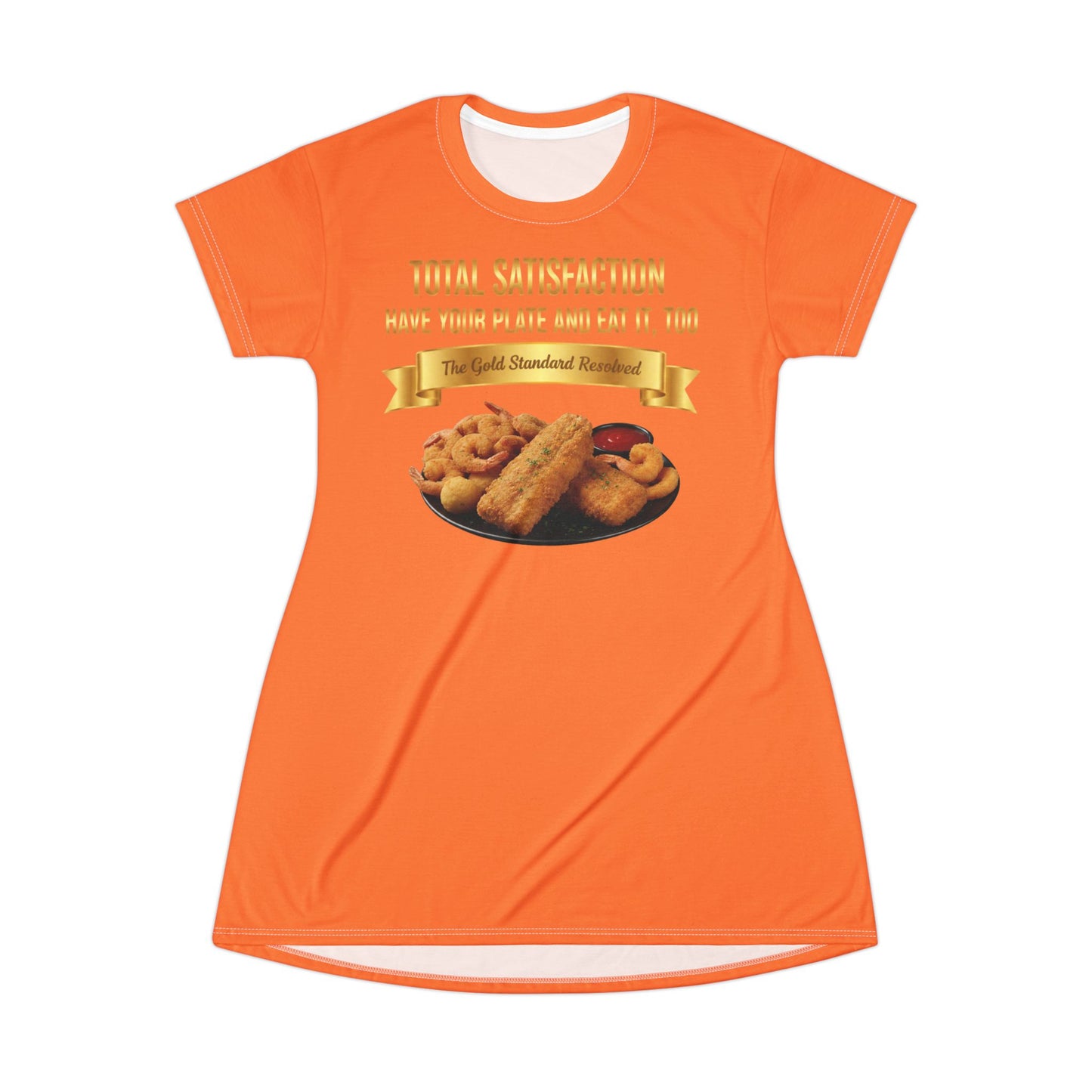 ™ E U F Outlet™ .. : ™The Gold Standard Resolved™ : FOOD FASHION PREMIUM T-SHIRT DRESS