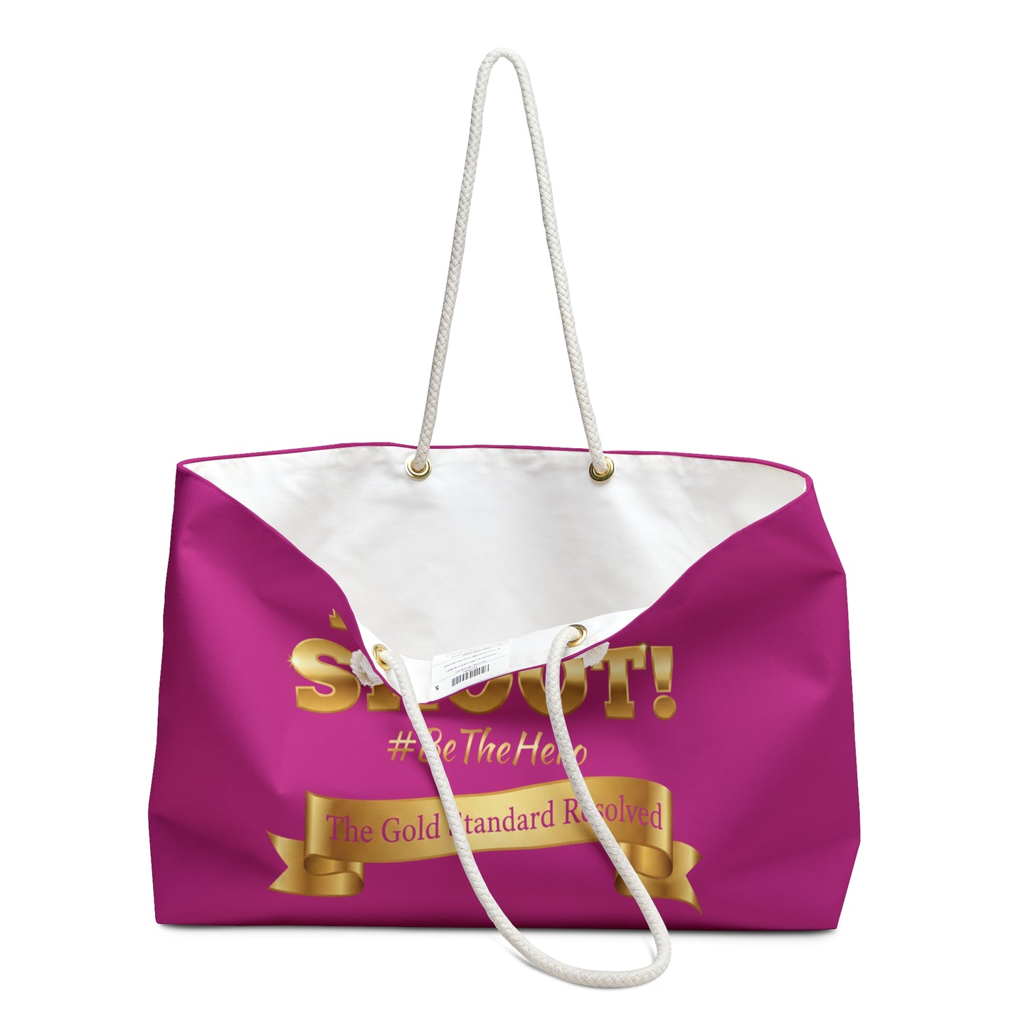 ™ E U F Outlet™ .. : ™The Gold Standard Resolved™ : DON'T SHOOT Premium Weekender Bag