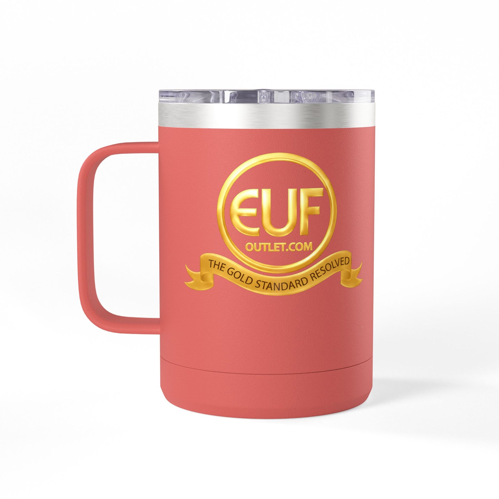 ™E U F Outlet™ .. : ™The Gold Standard Resolved™ : Premium Coffee Travel Mug