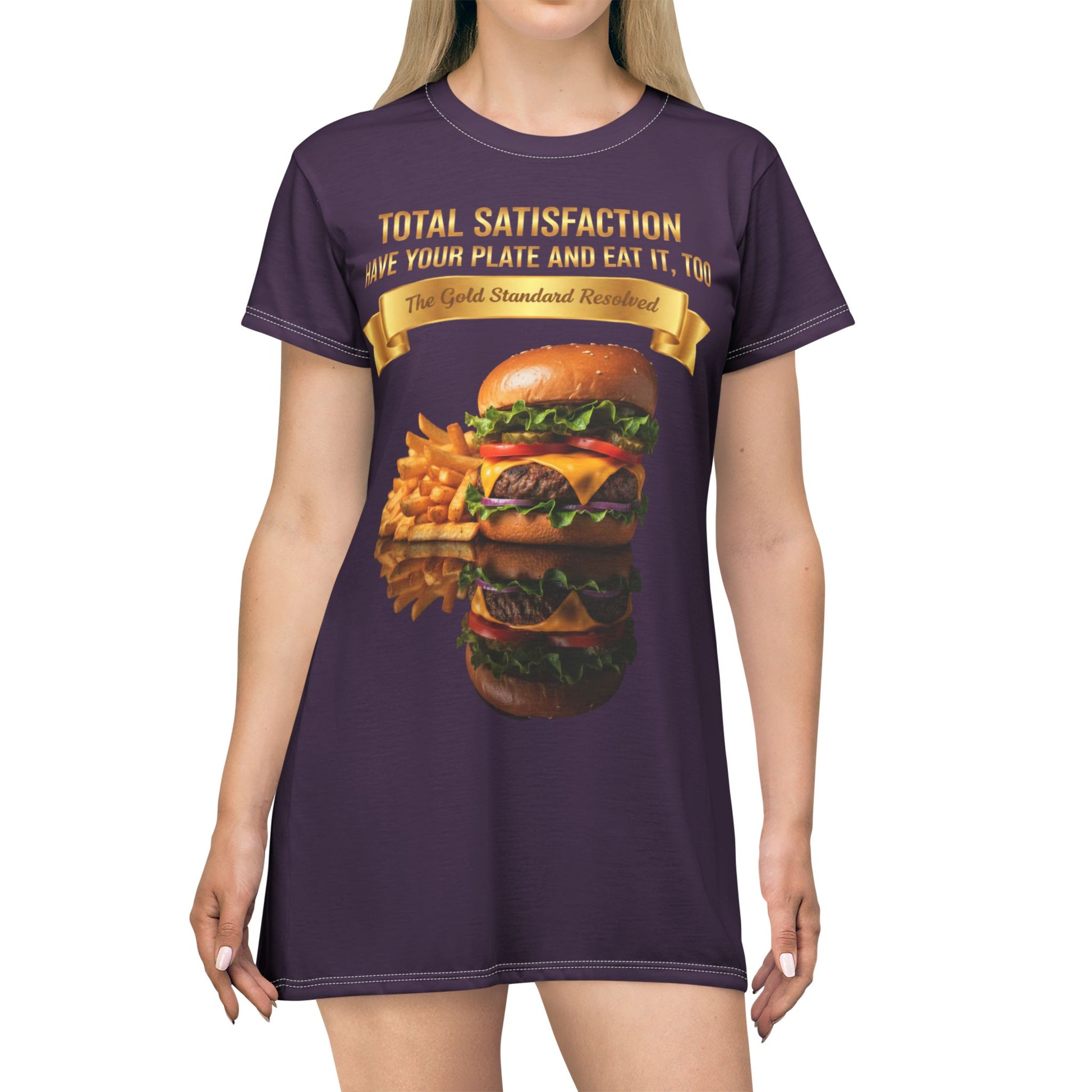 ™ E U F Outlet™ .. : ™The Gold Standard Resolved™ : FOOD FASHION PREMIUM T-SHIRT DRESS