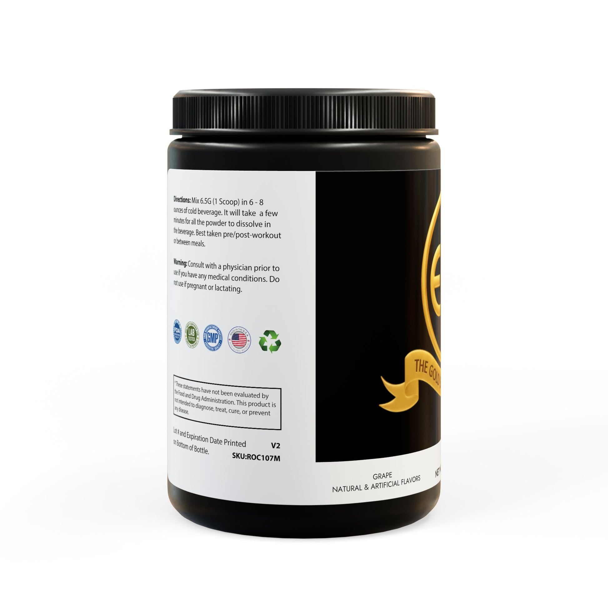 ™The Gold Standard Resolved™: BCAA (Grape) (325g, 11.46oz, 50 servings) is a vital mental investment designed to stop physical burnout and muscle drag. This ensures the peak mental stability required to reach your financial goals. Unlike old shelf stock losing its potency, we make you a fresh bottle when you place an order at the ™EUF Outlet: to meet your gold standards for a more financially stable life.