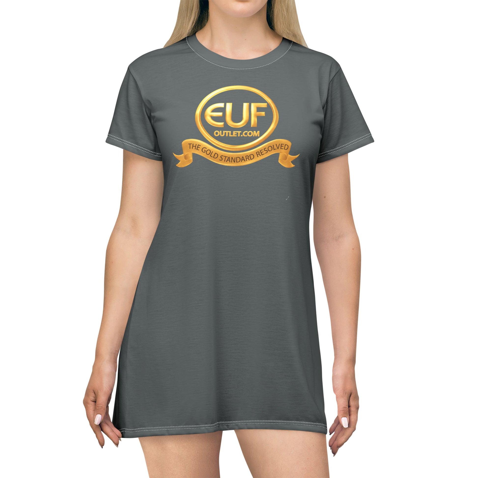 ™E U F Outlet™ .. : ™The Gold Standard Resolved™ : Premium T-Shirt Dress