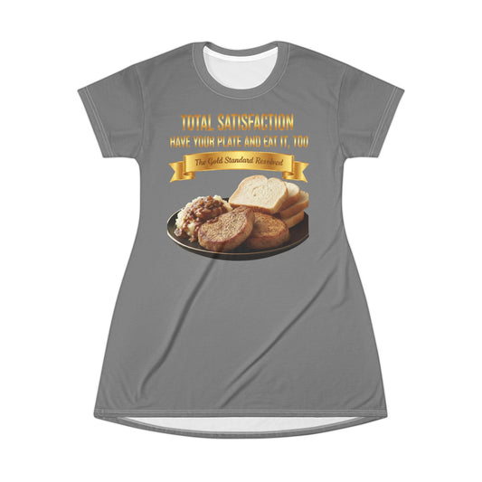 ™ E U F Outlet™ .. : ™The Gold Standard Resolved™ : FOOD FASHION PREMIUM T-SHIRT DRESS