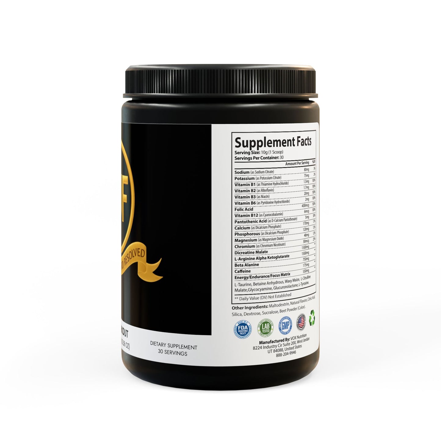 ™The Gold Standard Resolved™: Pre-Workout (Watermelon) (300g, 10.58oz) is a vital mental investment designed to stop performance drag and mental hesitation. This ensures the peak mental stability required to reach your financial goals. Unlike old shelf stock losing its potency, we make you a fresh batch when you place an order at the ™EUF Outlet: to meet your gold standards for a more financially stable life.