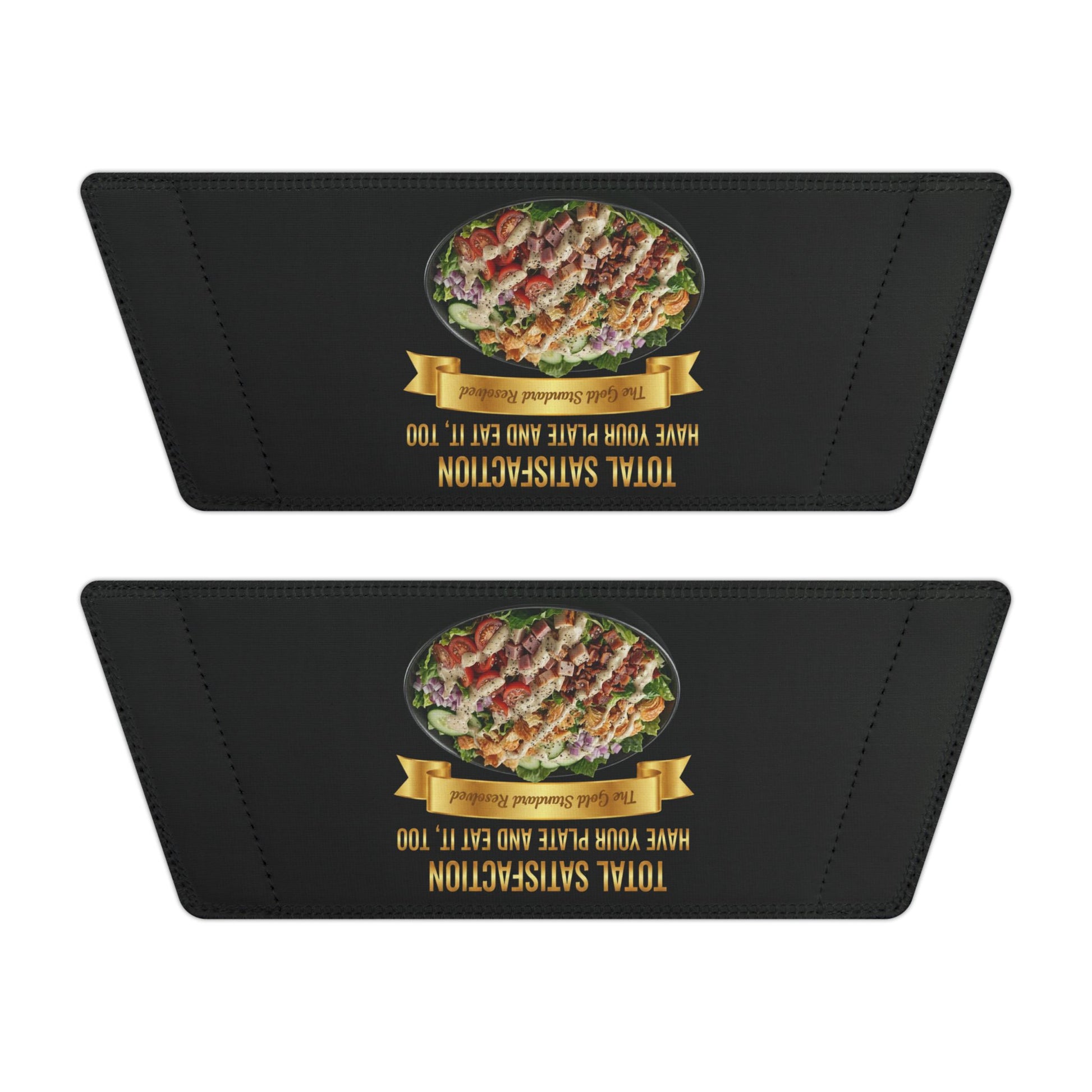 3D Food Fashion design for E U F Outlet featuring a loaded salad with bacon, turkey, ham, tomatoes, cucumbers, onions, croissants, and ranch dressing with black pepper and salt on a pair of premium sandals.
