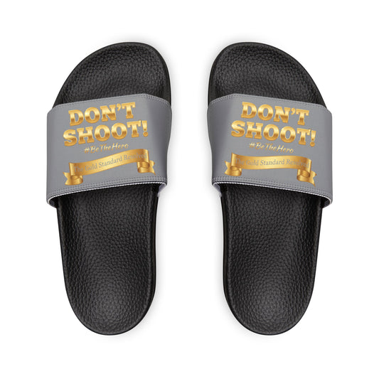 ™ E U F Outlet™ .. : ™The Gold Standard Resolved™ : DON'T SHOOT Premium Sandals