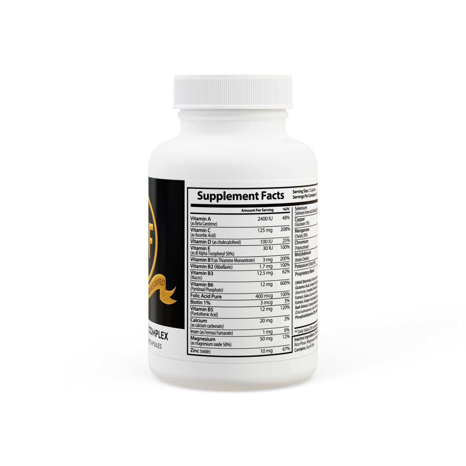 ™The Gold Standard Resolved™: Elite Brain Support Supplement (60 Capsules) is a high-yield mental investment designed to eliminate brain fog and optimize cognitive function. This ensures the peak mental stability required to reach your financial goals. Unlike old shelf stock losing its potency, we make you a fresh bottle when you place an order at the EUF Outlet to meet your gold standards for a more financially stable life.